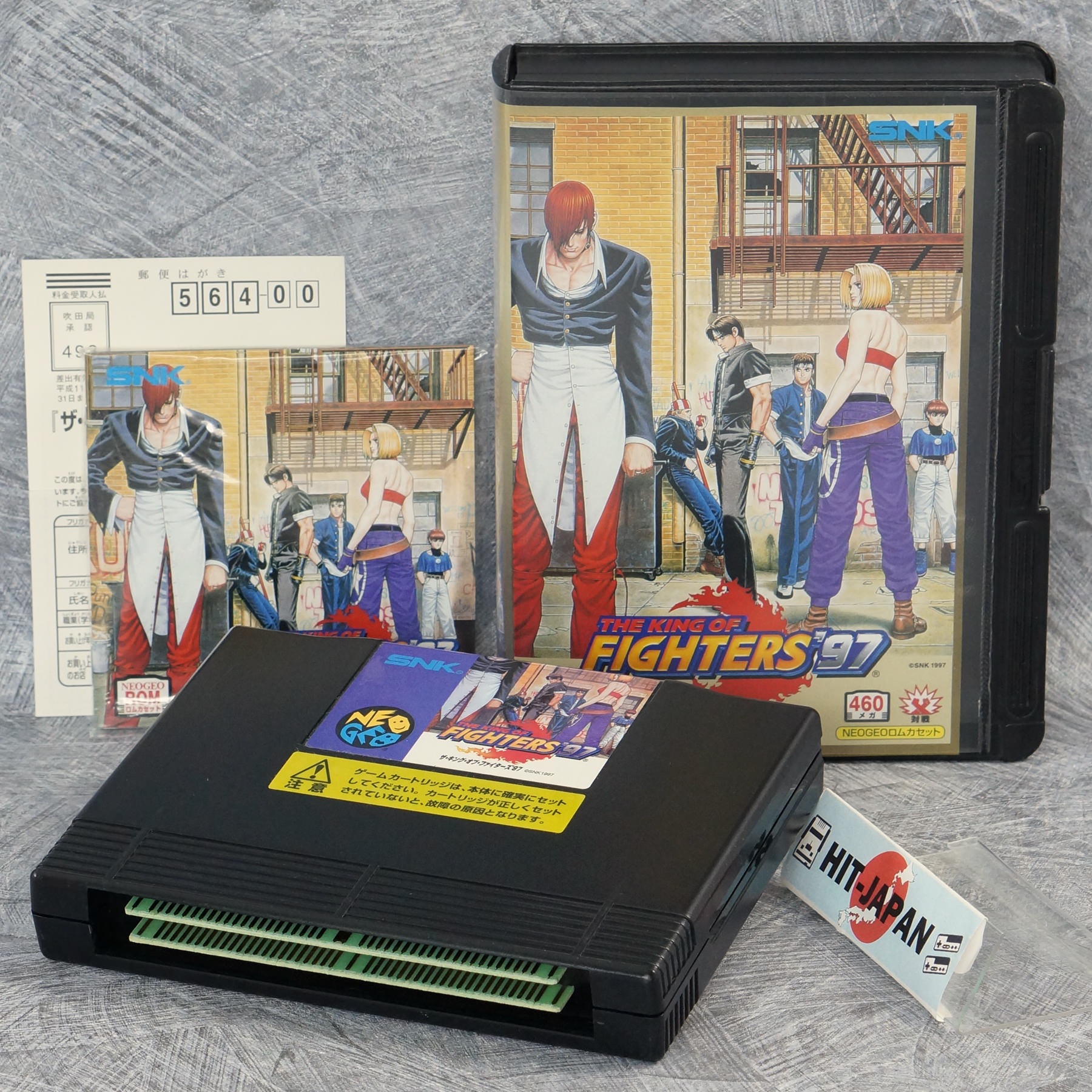 THE KING OF FIGHTERS 97 KOF NEO GEO AES FREE SHIPPING SNK Ref 1801