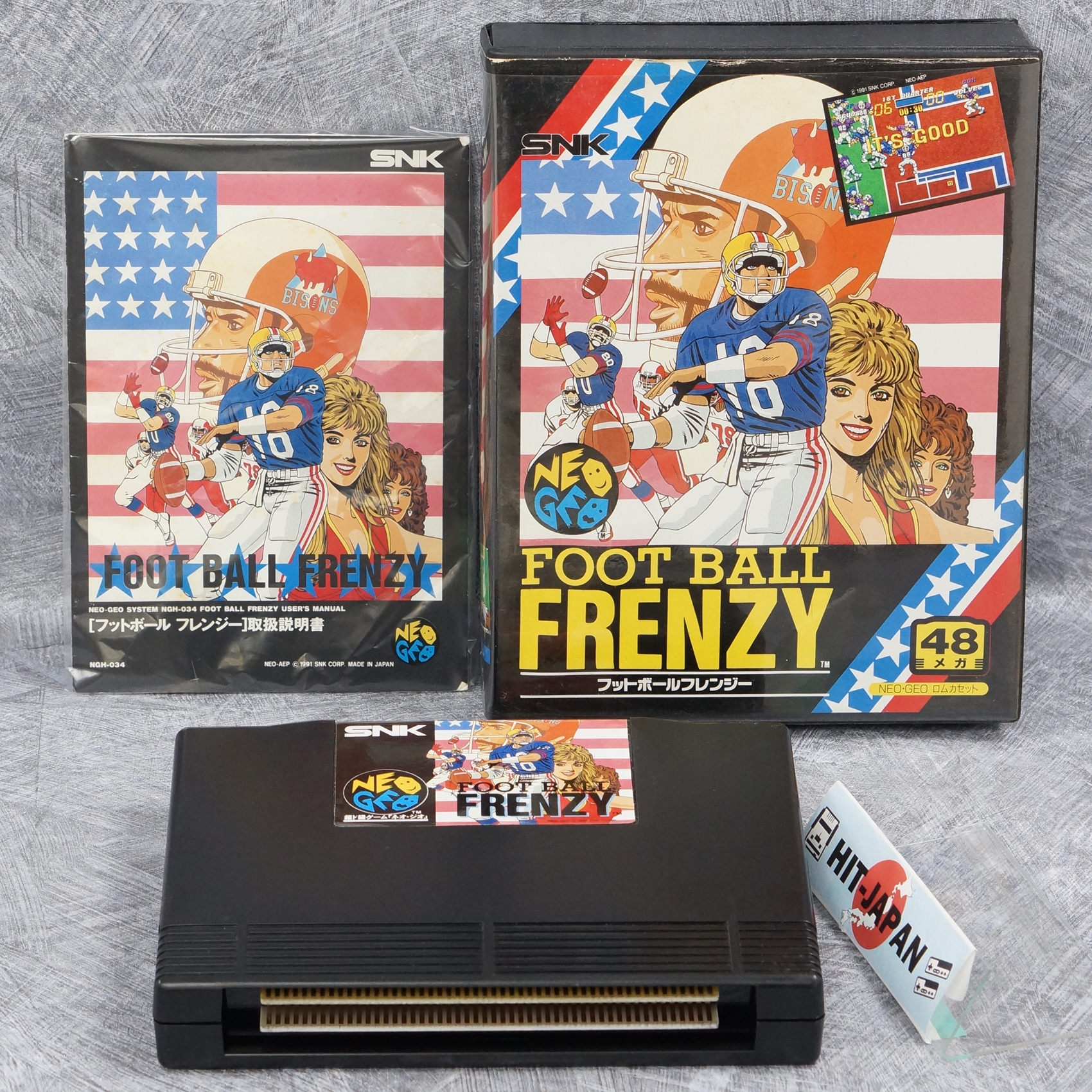 NEO GEO AES FOOT BALL FRENZY SNK FREE SHIPPING Ref 2101 | eBay