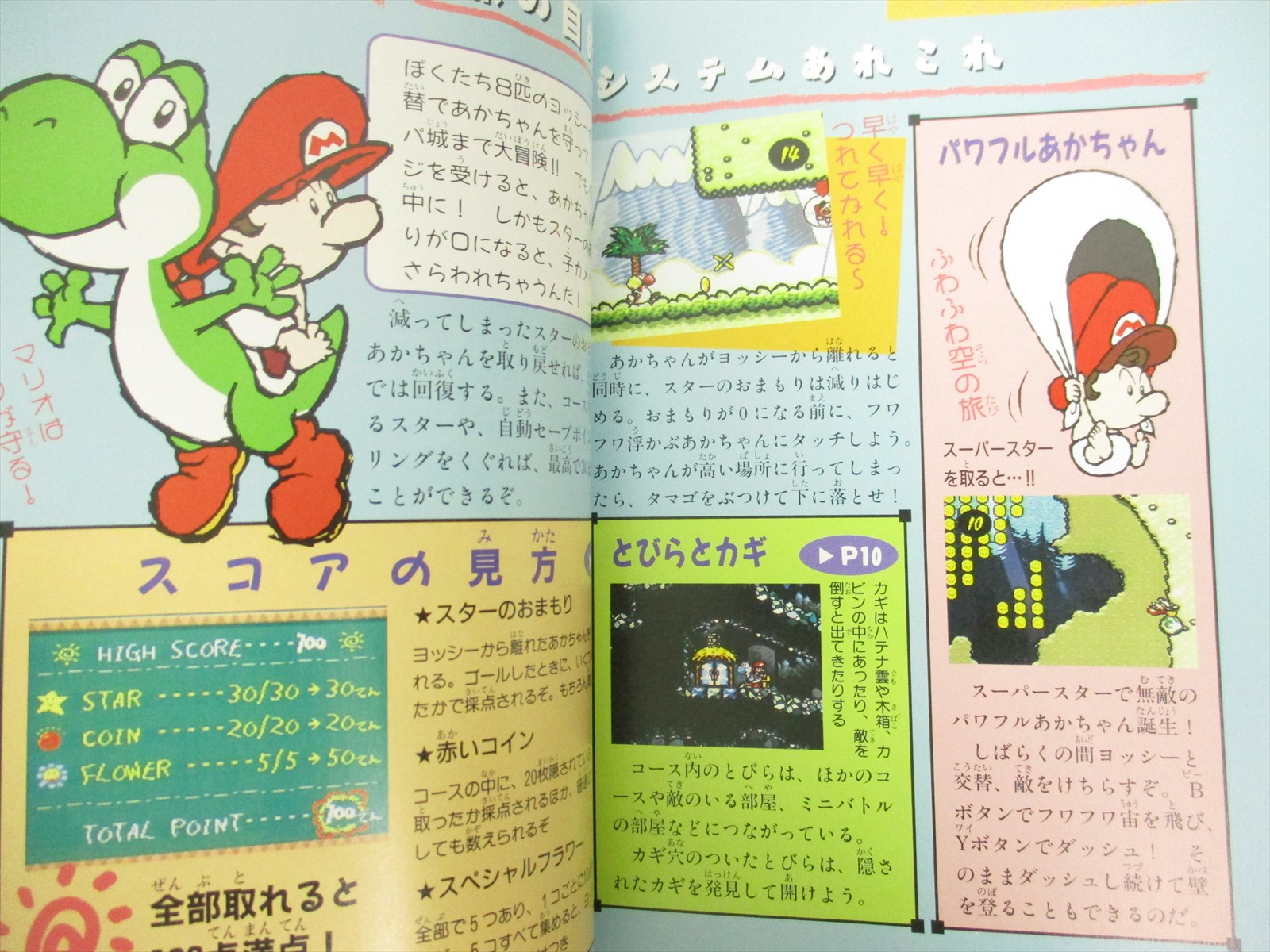 YOSHI ISLAND Yossy Guide Nintendo Super Famicom Book 1995 Japan