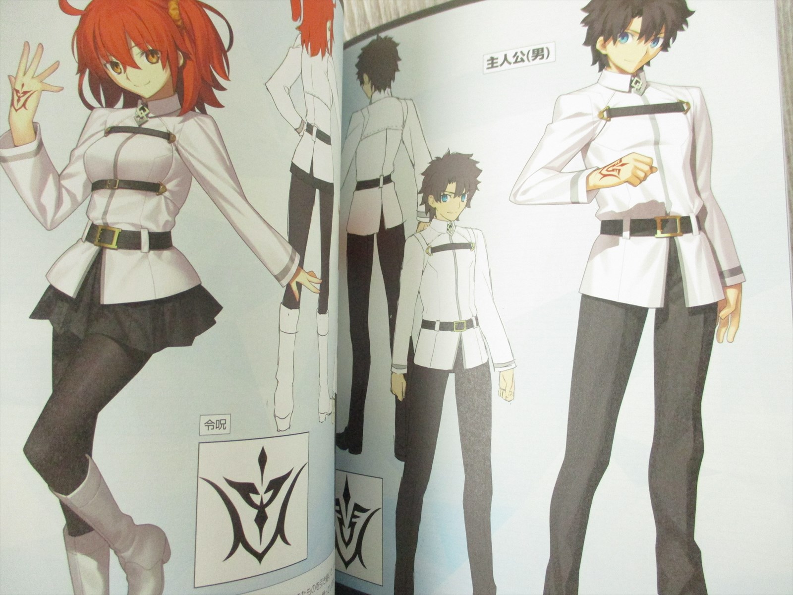 FATE GRAND ORDER Material I II 1 2 Art Set w/Strap Book Guide 2016