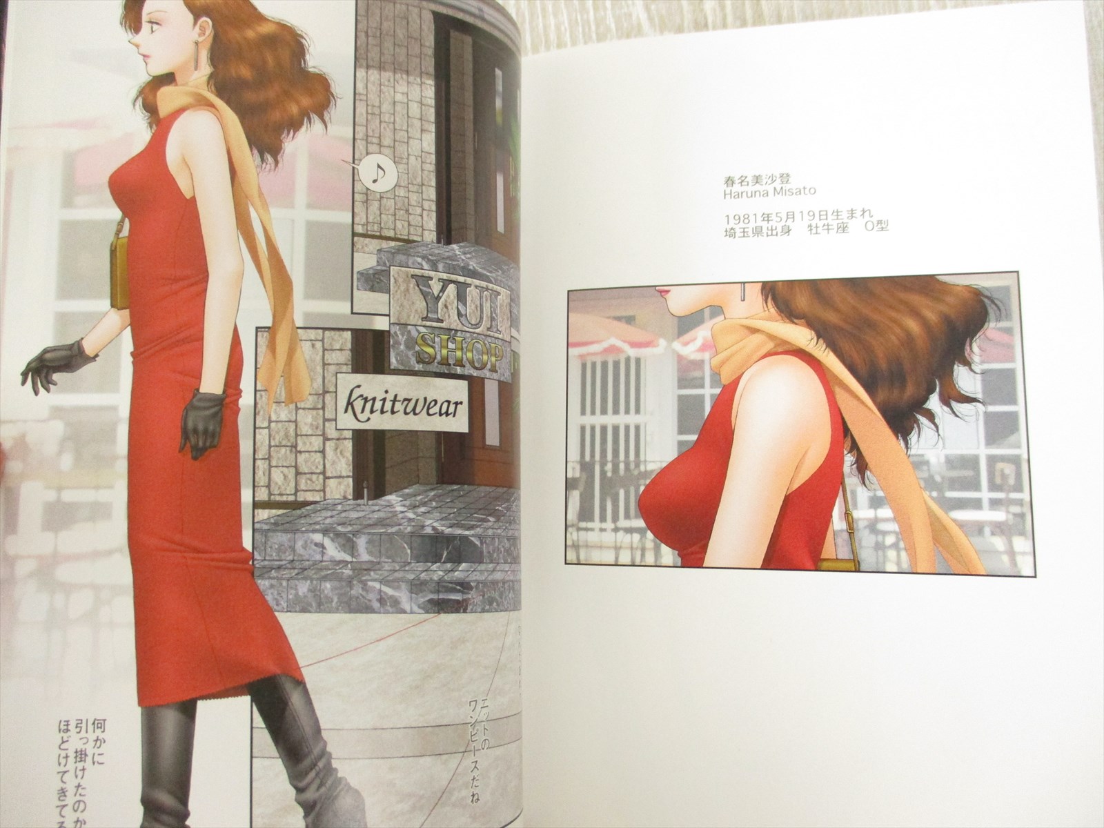 YUI SHOP MINI AKA Red Art Toshiki Illustration Book Fanbook KO22 ...