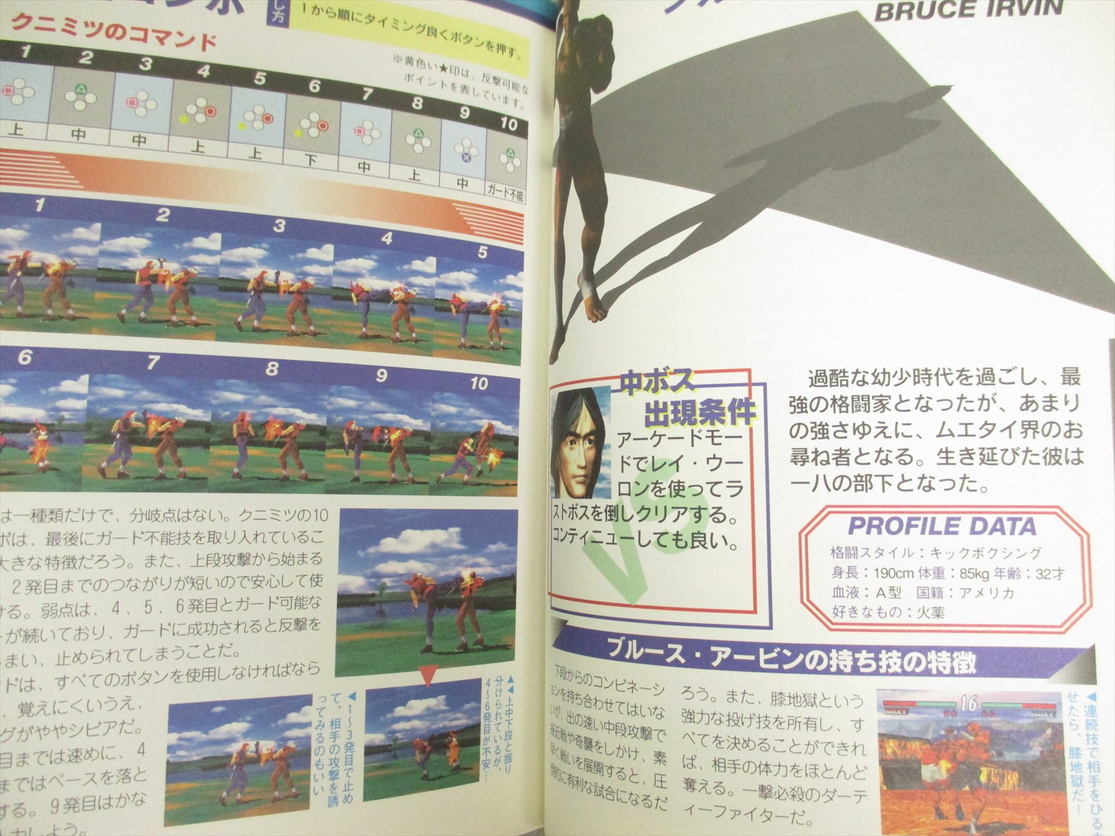 Tekken 2 Technical Manual Guide Sony Play Station Book 1996 Ft2x Ebay