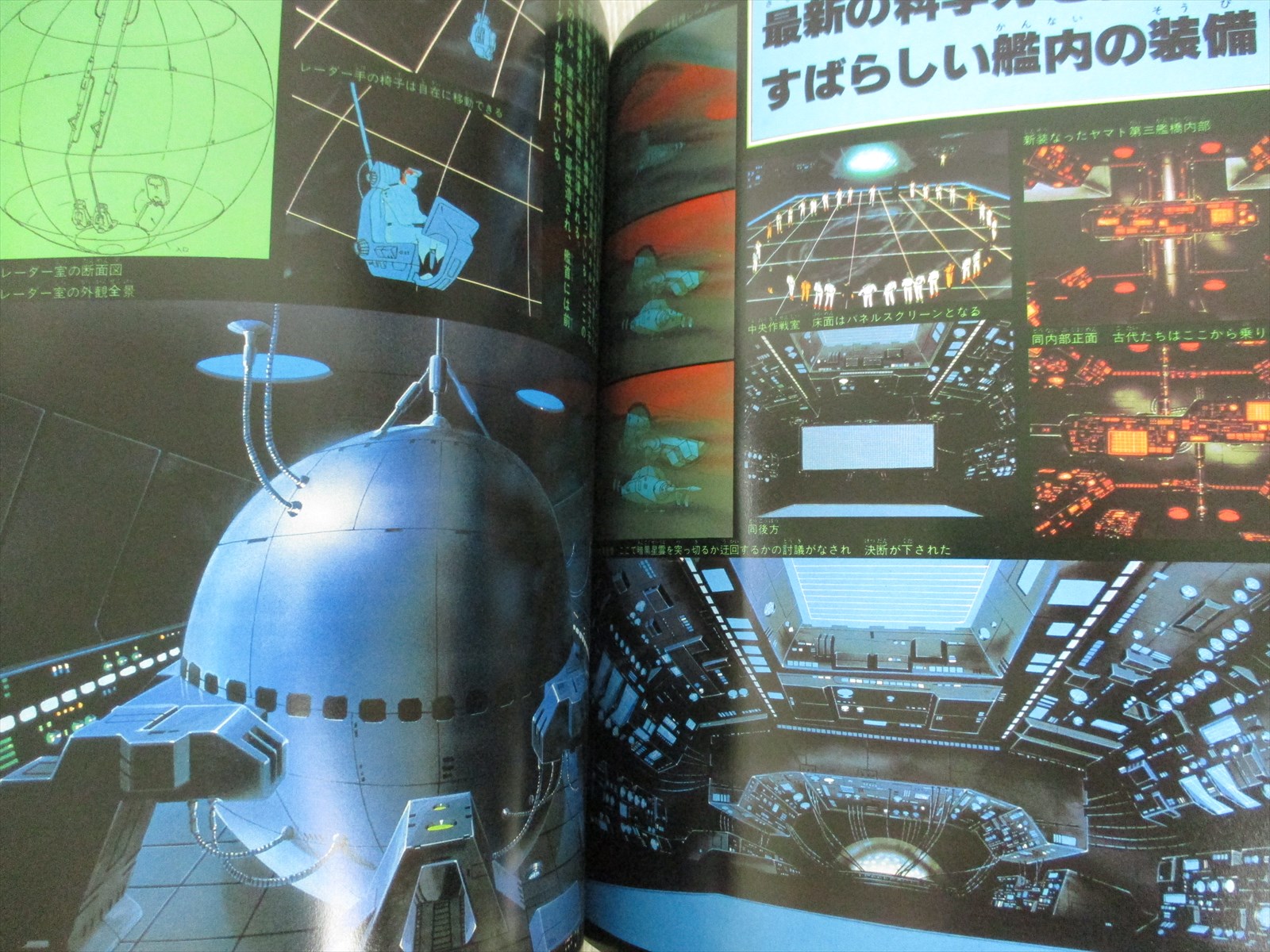YAMATO YO EIEN NI Space Battleship Art w//poster Illustration Book *