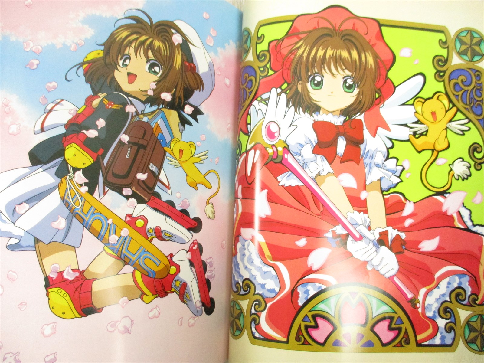 カードキャプターさくら Cheerio! 1〜3 CARDCAPTOR SAKURA CHEERIO 1-3 w/Poster Art Works Fan Book