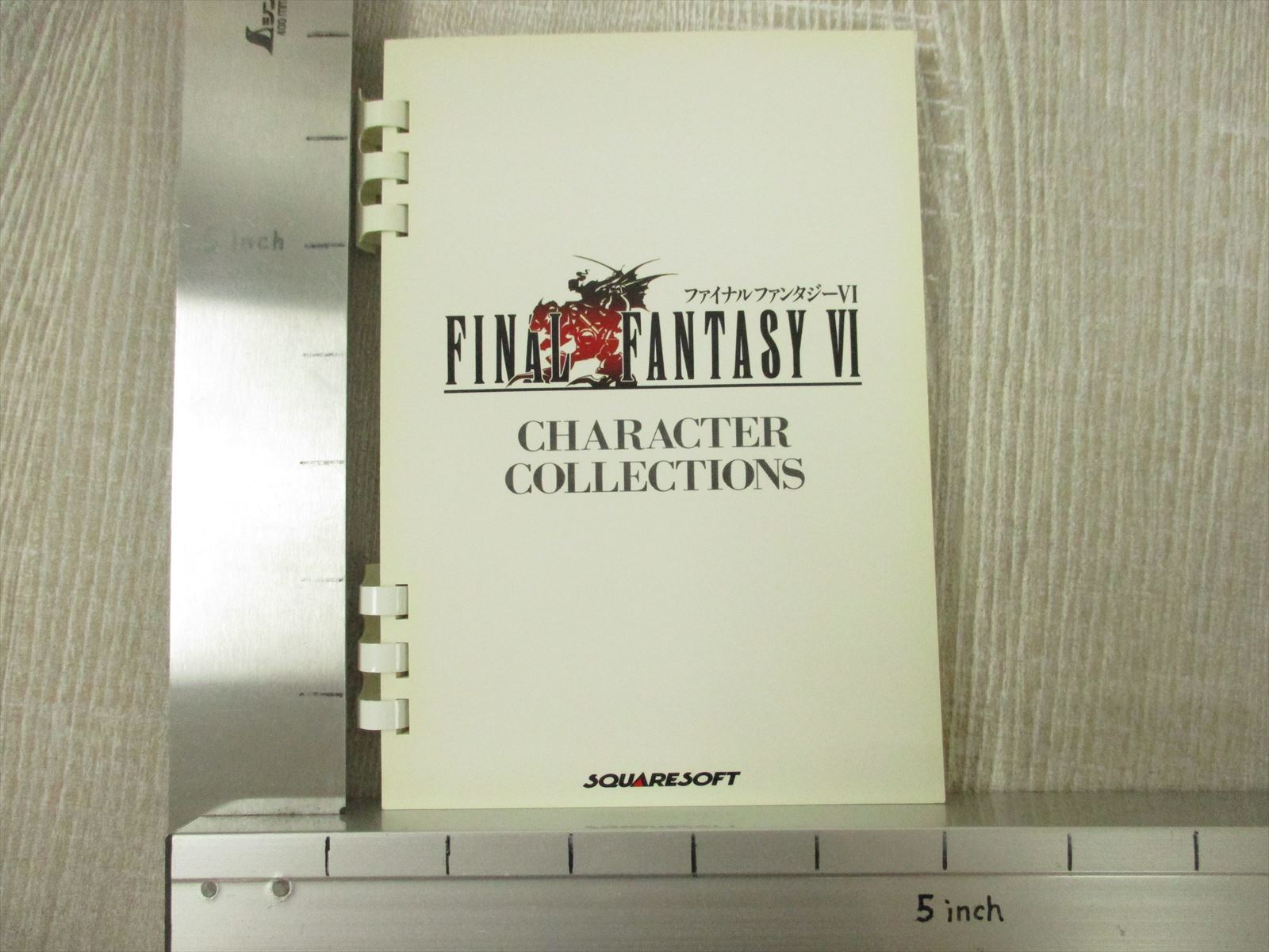 FINAL FANTASY VI 6 CHARACTER COLLECTIONS w/Card Art Book