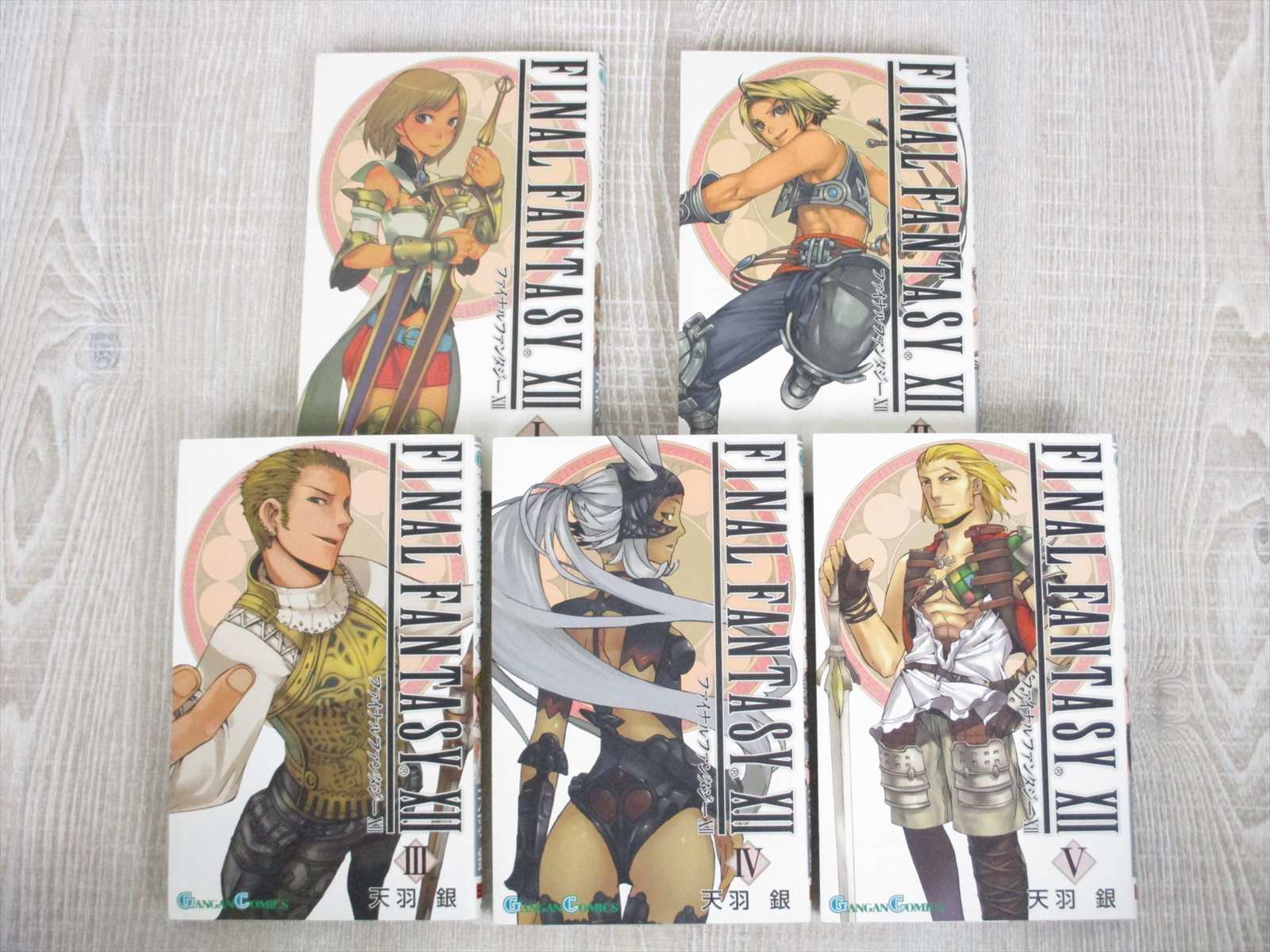  FINAL FANTASY  XII 12 Manga  Comic Complete Set 1 5 GIN AMOU 