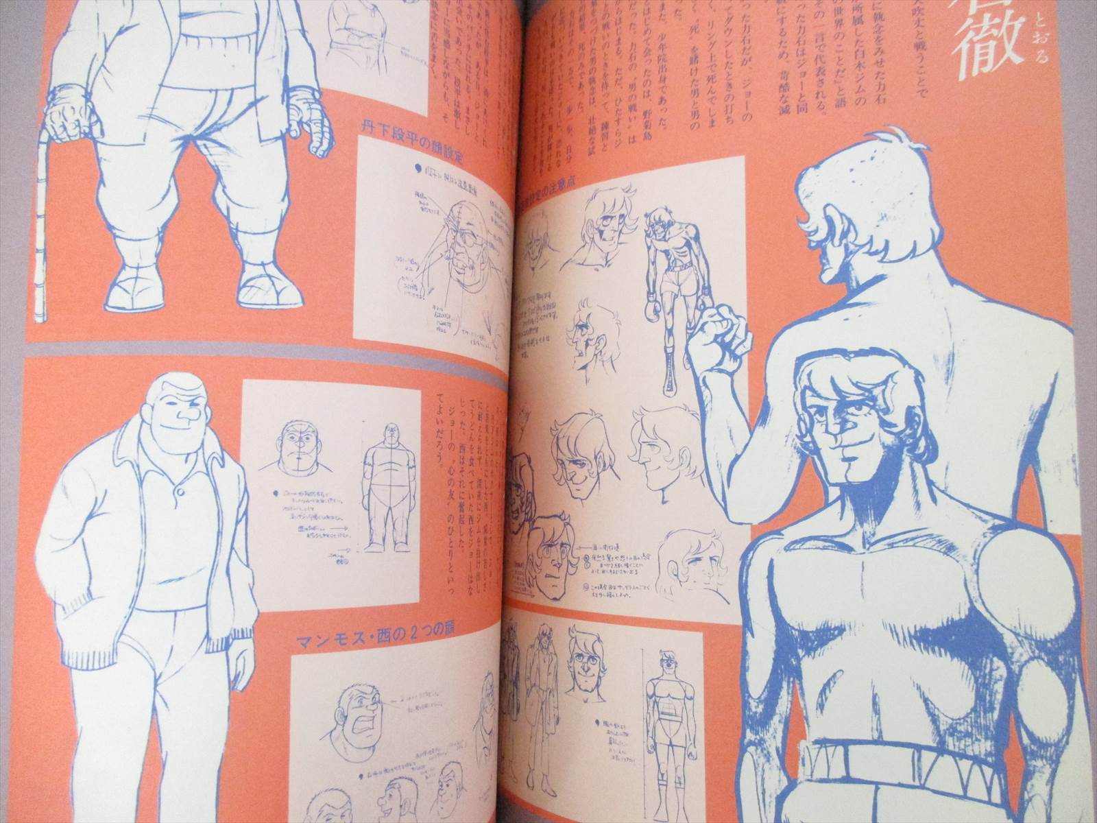 ASHITA NO JOE w/Poster Art Works Fan Book Tetsuya Chiba Japan 1973 Book