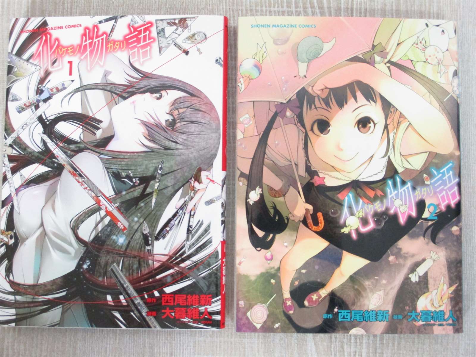 Bakemonogatari Manga Comic Complete Set 1 2 Oh Great Nisioisin Book Ko Ebay
