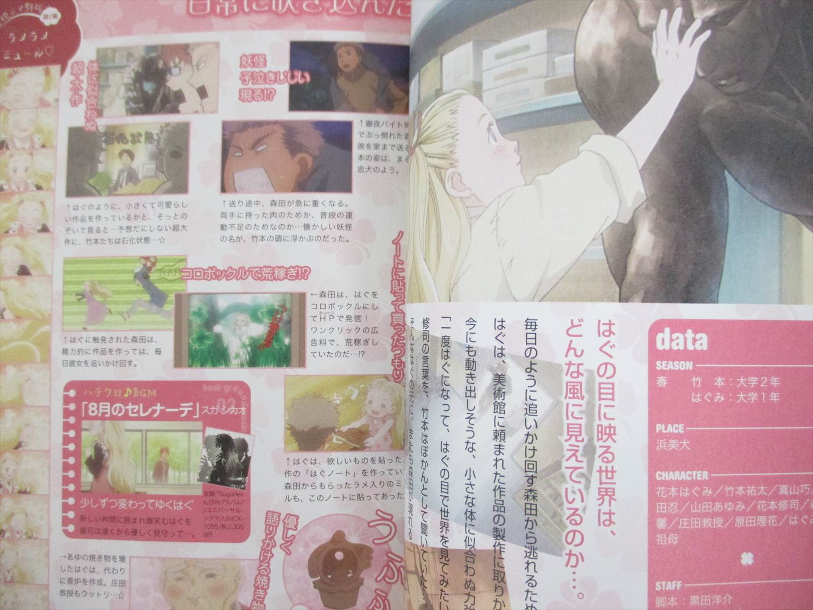 Honey Clover Hachimitsu Animation Guide Art Fan Book Japan Sh13 Ebay