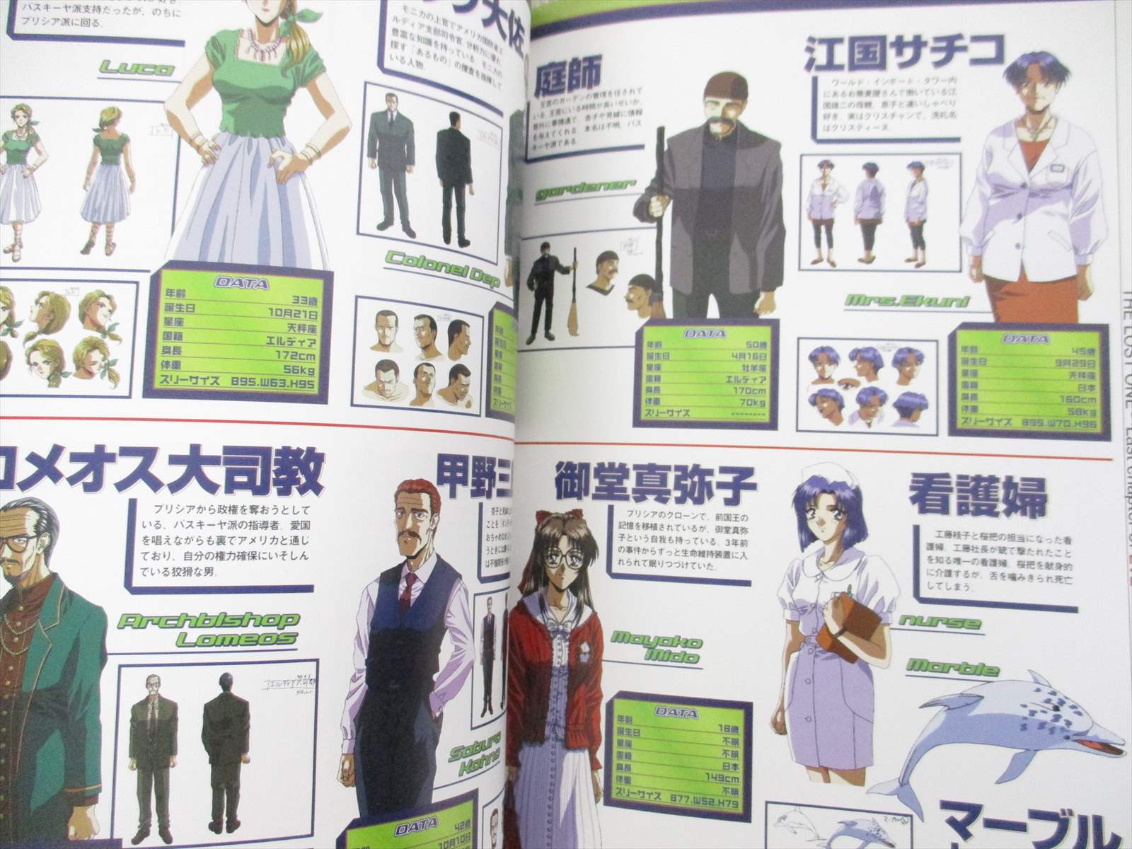 EVE THE LOST ONE Official Visual Book Guide Art Works Fan