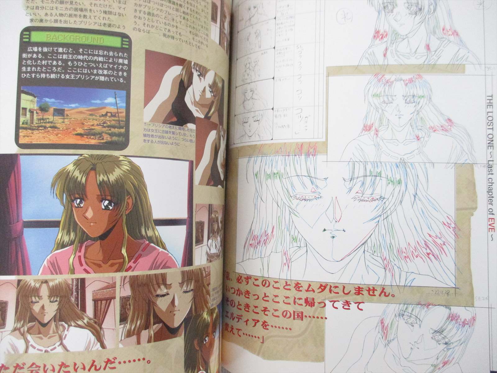 EVE THE LOST ONE Official Visual Book Guide Art Works Fan