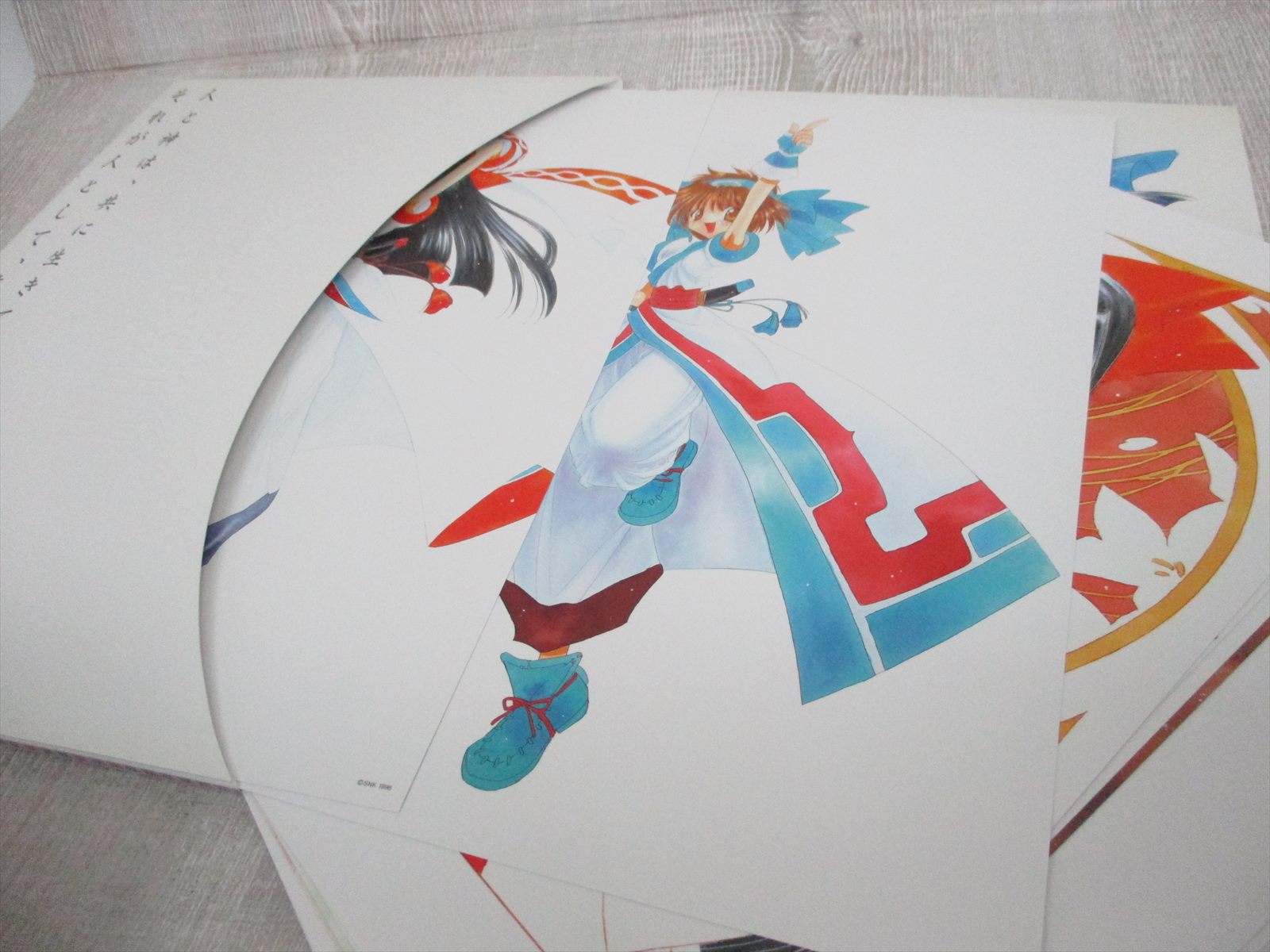 AOI NANASE Art Works KAMI NO KO Illustrated Sheet Collection Japan