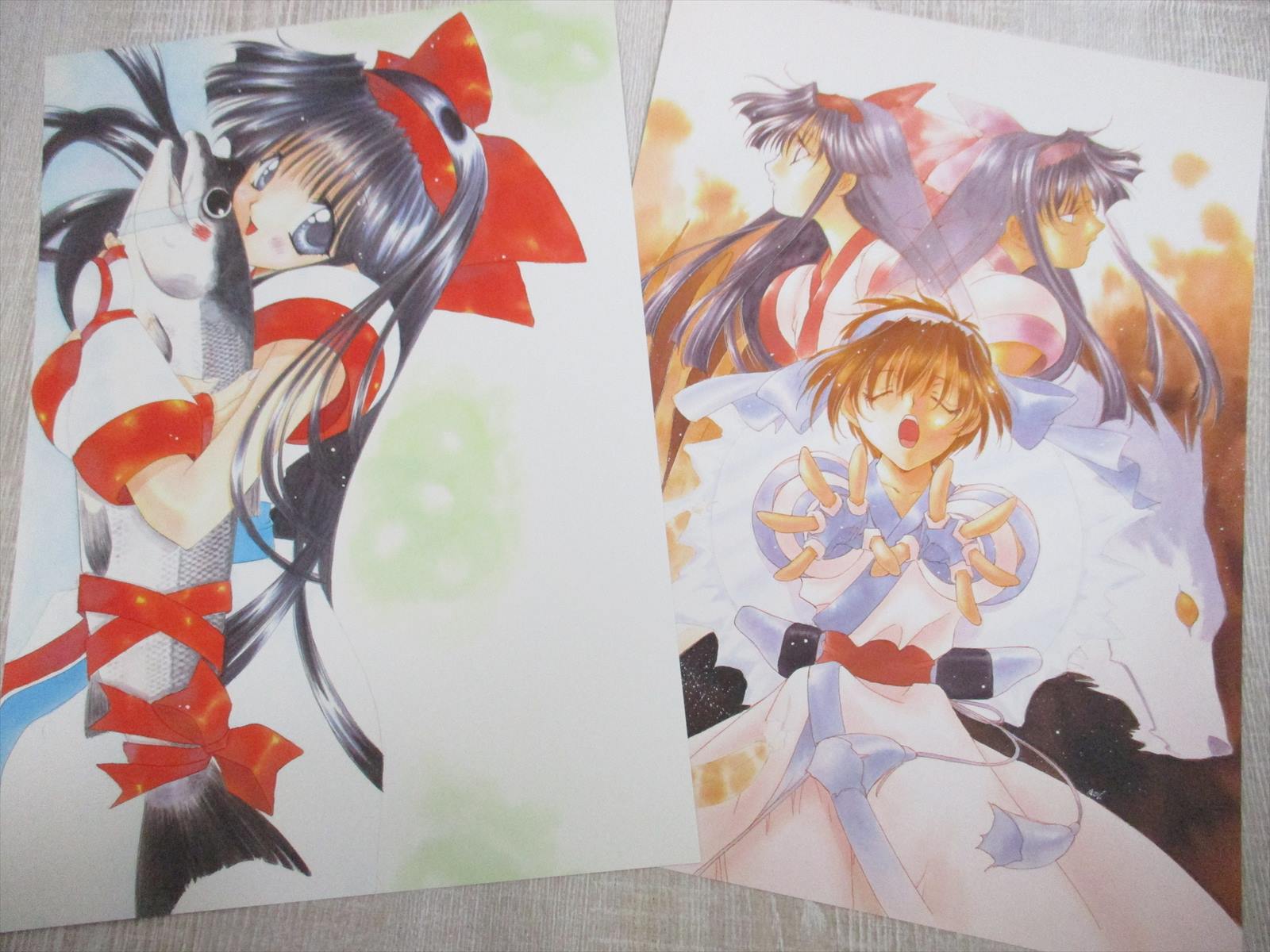AOI NANASE Art Works KAMI NO KO Illustrated Sheet Collection Japan