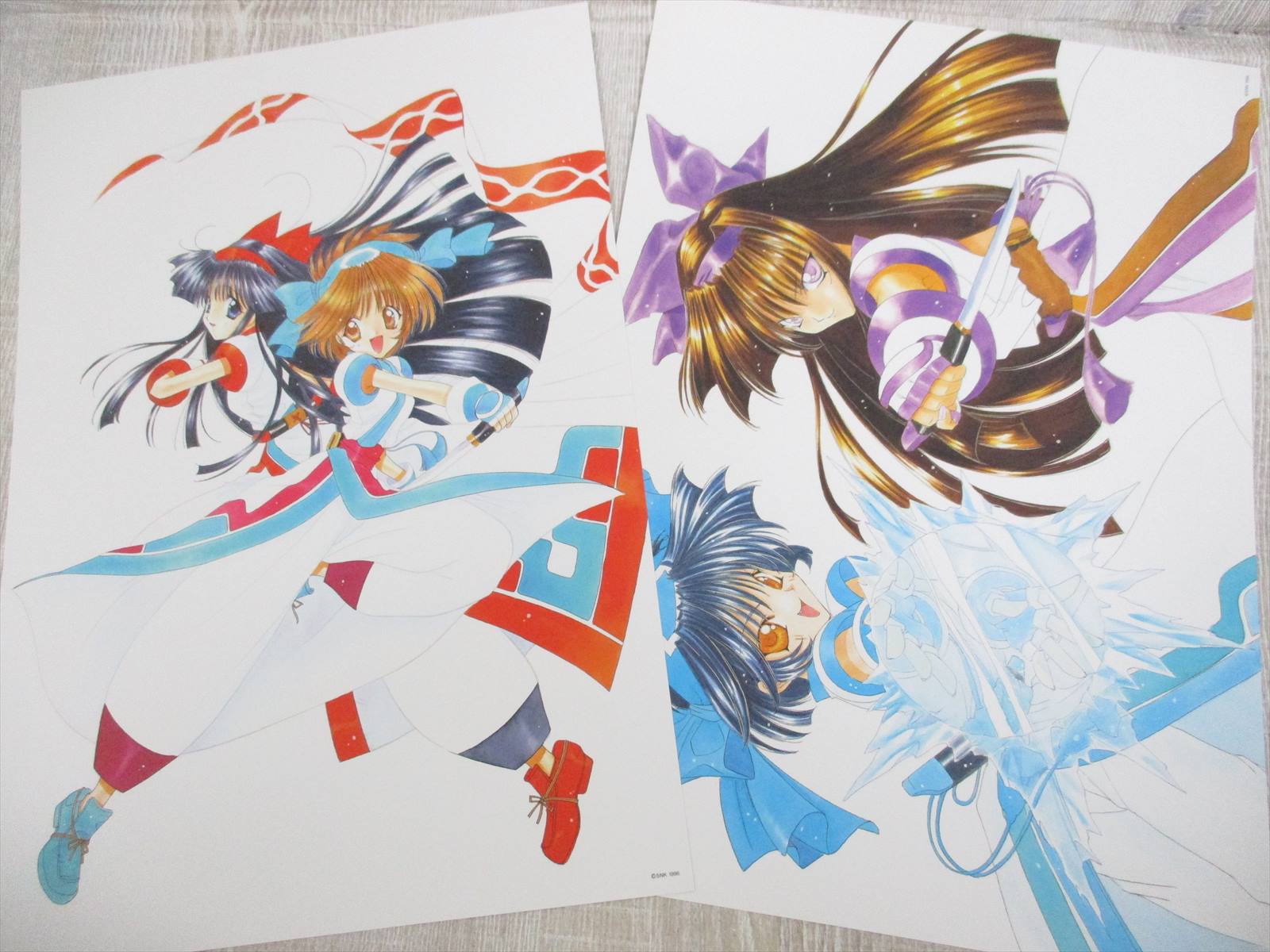 AOI NANASE Art Works KAMI NO KO Illustrated Sheet Collection Japan