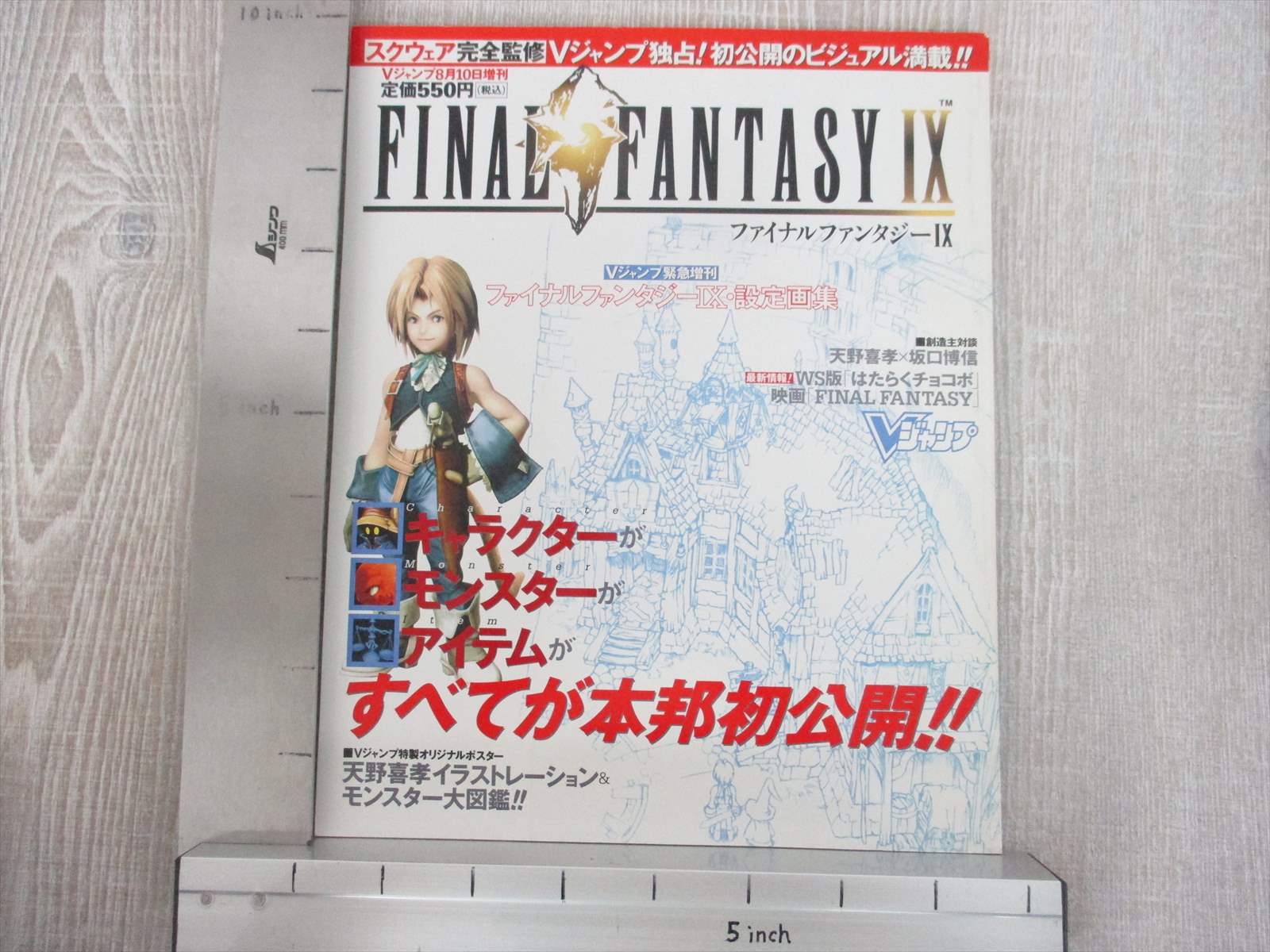 Final Fantasy Ix 9 W Poster Art Works Game Guide Fan Book Ps 00 Vj Ebay