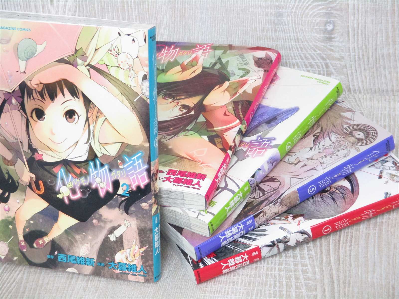 Bakemonogatari Vol 1 5 Manga Comic Oh Great Nisioisin 5 Books Set Japan Book Ebay