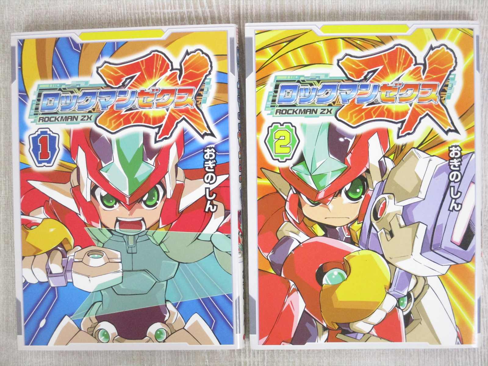 Shin Ogino Manga New Edition Mega Man Zx / Rockman Zx 1+2
