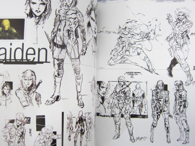 METAL GEAR SOLID 2 Art Book THE MAKING w/Poster HIDEO KOJIMA