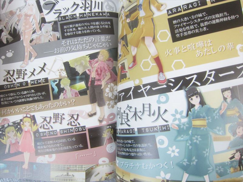 Bakemonogatari Portable Art Fan Book 12 Psp Ltd Booklet Ebay