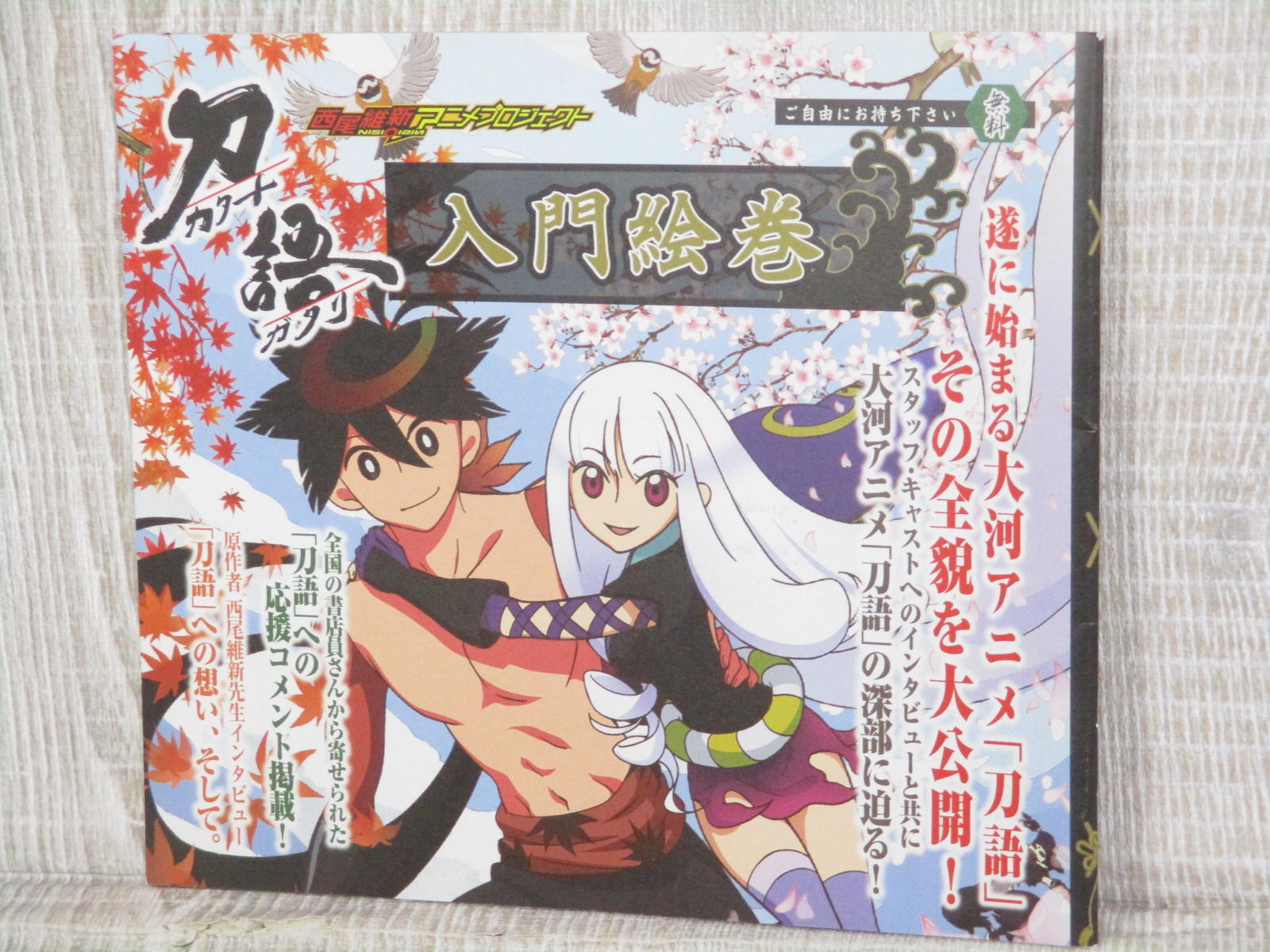 Katanagatari Nyumon Emaki Art Works Nisioisin Ltd Booklet Book Ebay