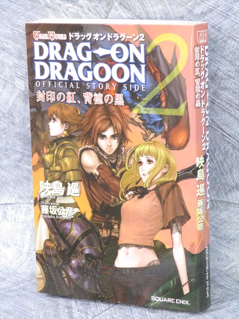 DRAG ON DRAGOON 2 Novel Story Book JUN EISHIMA PS2 2005