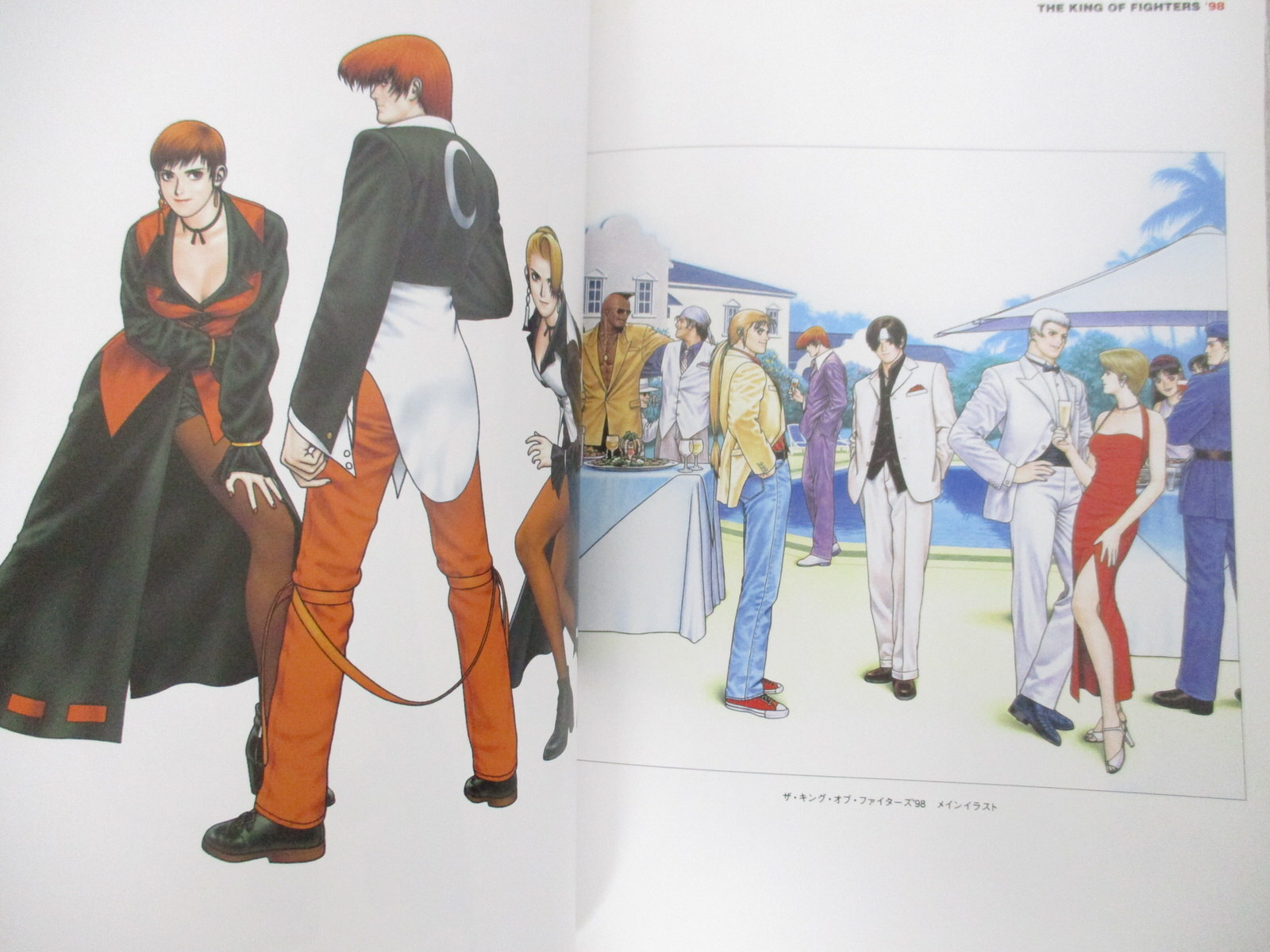 草薙京・八神庵 SNKオフィシャル原画集 人気 式 ザ・キング・オブ