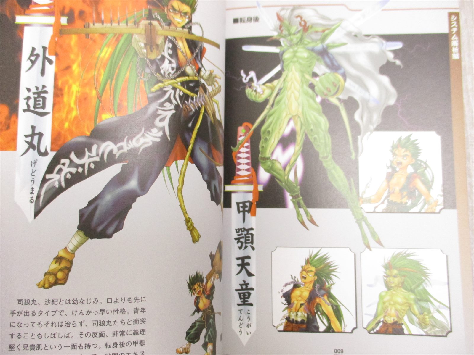 ソンヤ　プロフィール必読 ONI ZERO Fukkatsu Official Guide Sony PlayStation 1 Japan