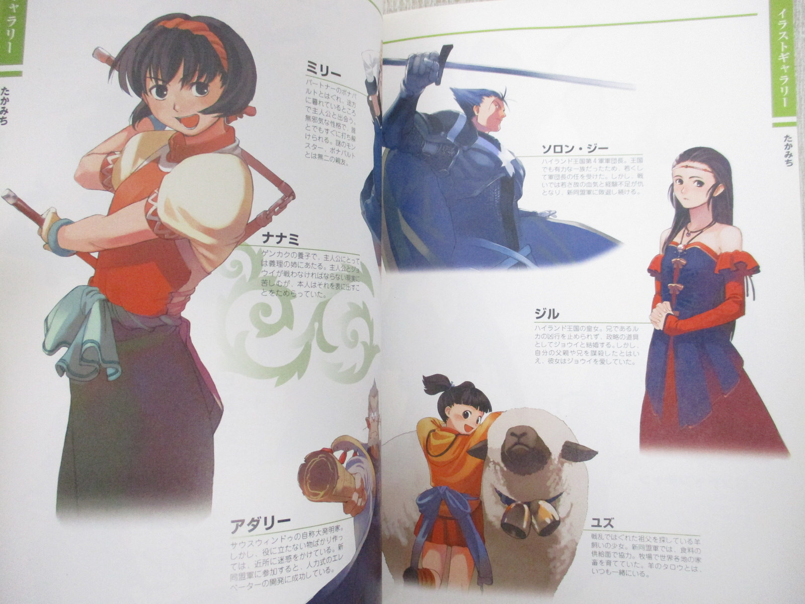 GENSO SUIKODEN Card Stories Graphics Guide Fan GameBoy