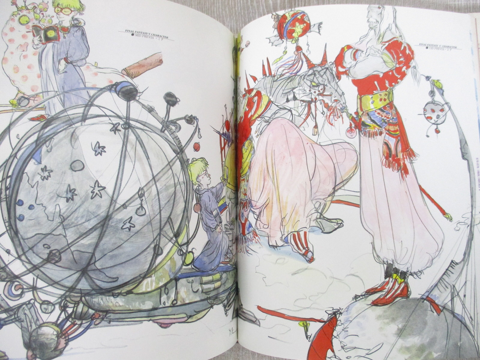 AMANO YOSHITAKA Art Works JAPAN Final Fantasy Fan Book 1994