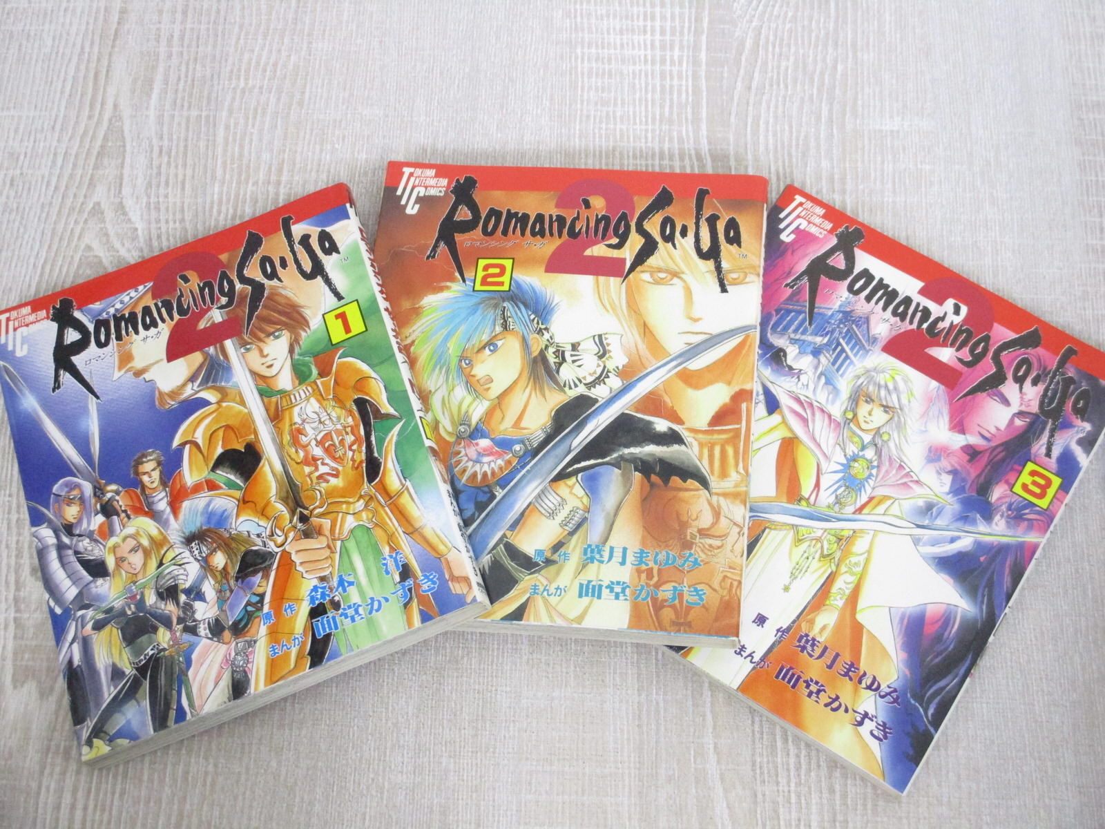 ROMANCING SAGA 2 Manga Comic Complete Set 1-3 K. MENDO SNES