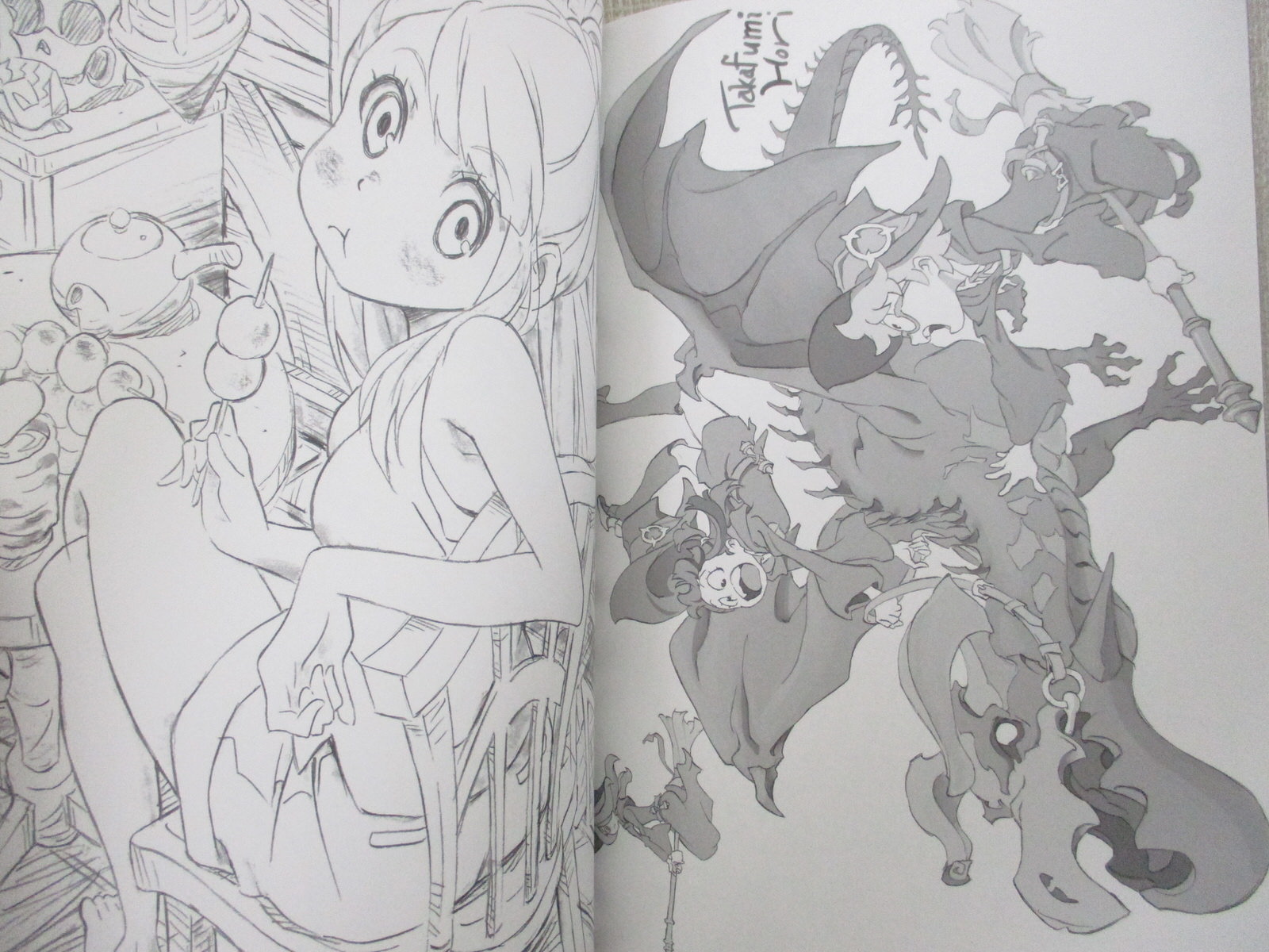 LITTLE WITCH ACADEMIA Creator's Sketch Book Art Fan 2015 Trigger