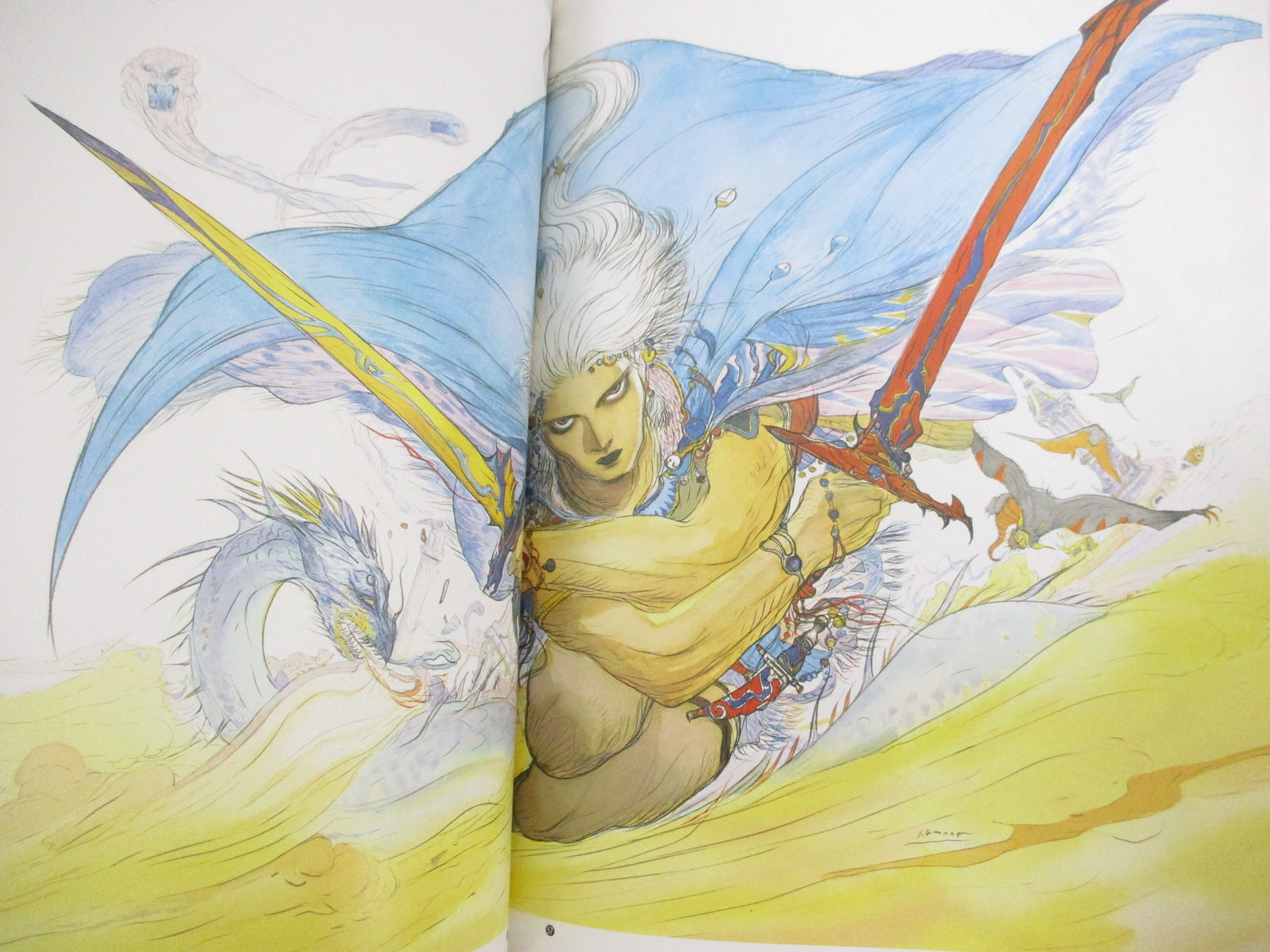 YOSHITAKA AMANO Art Works DAWN Final Fantasy SNES Fan Book