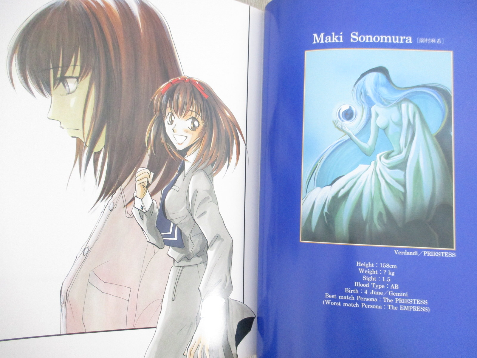 PERSONA Art Works SHINSHU UEDA Book 1998 Japan Sony
