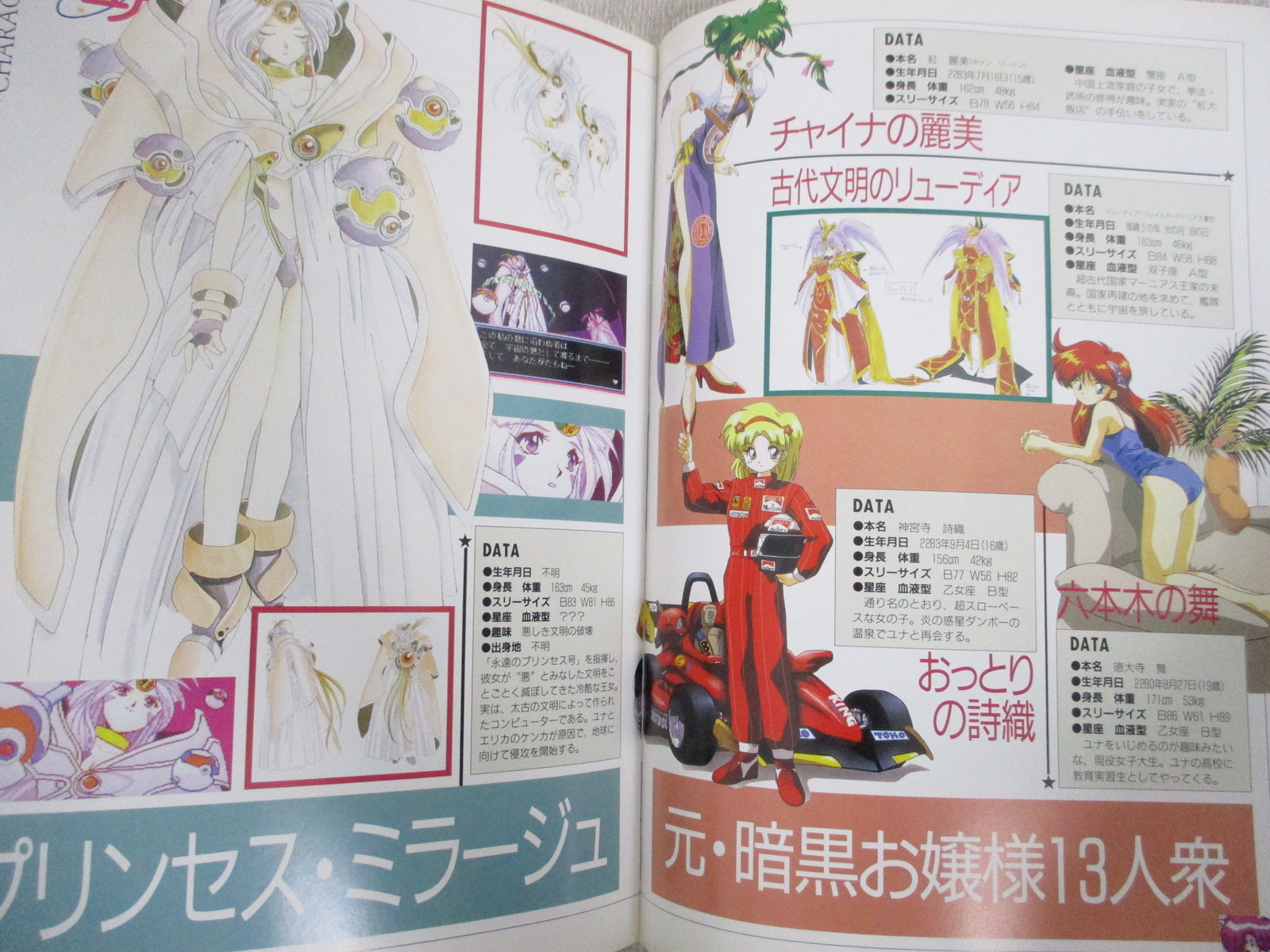 GALAXY FRAULEIN YUNA 2 Art Works MIKA AKITAKA Fan Book 1995