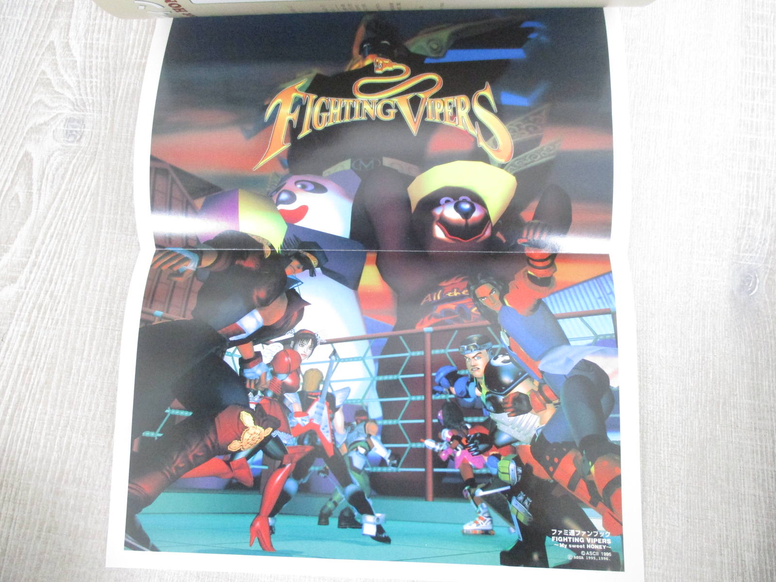 SEGA 1995　Fighting Vipers ポスター　ハニー　トキオ Honey - Fighting Vipers- SEGA FREAKS SELECTION CARD | eBay