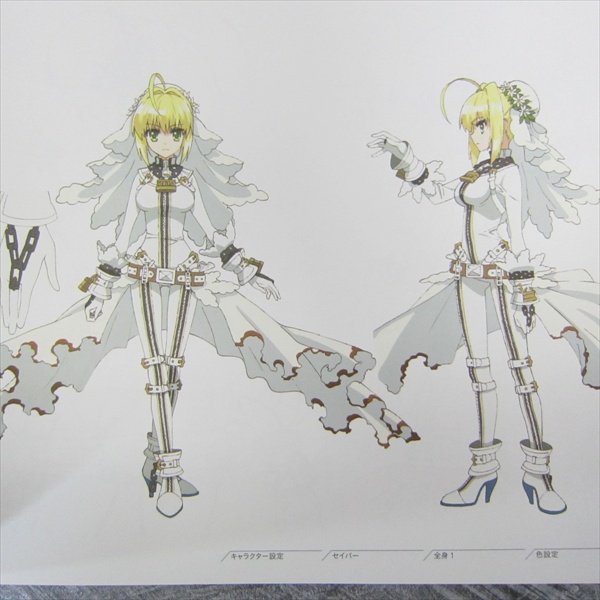 FATE/EXTRA CCC OP Production Note LABYRINTH BOX Complete Art