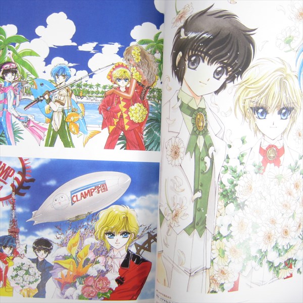 CLAMP作品 全21冊セット CLAMP NO KISEKI Art Booklet Complete Set Lot of 12 Book Fan
