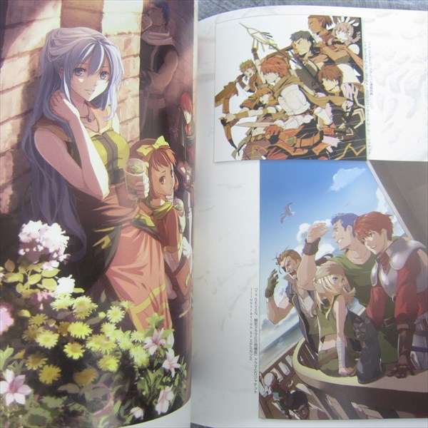 Ys 7 Seven Special Collection Book Art Works Fan Sony PSP