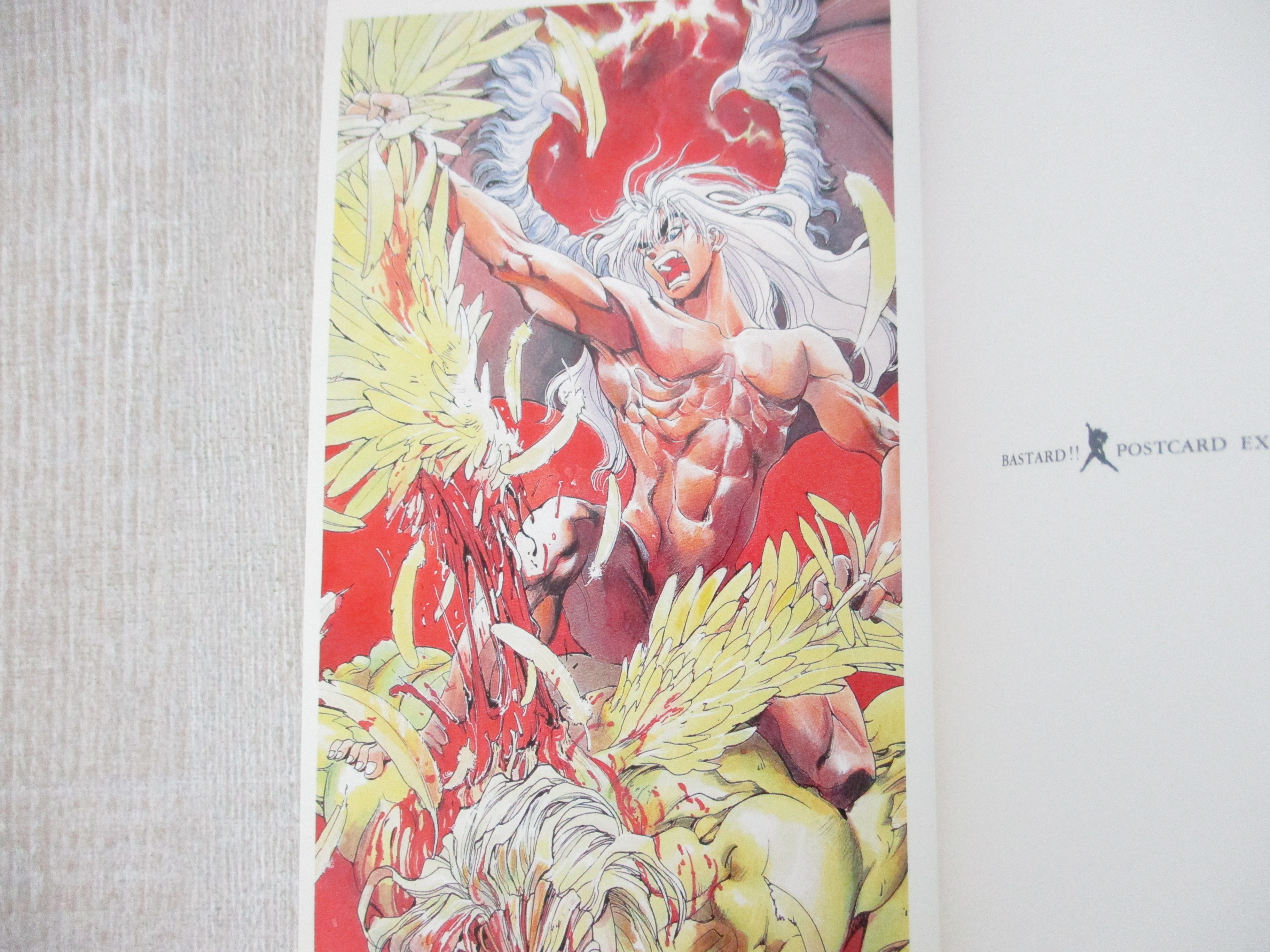 BASTARD POSTCARD EX KAZUSHI HAGIWARA Art Works Fan Book