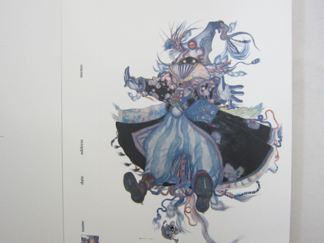 FINAL FANTASY IX 9 Postcard Book Art Works Yoshitaka Amano