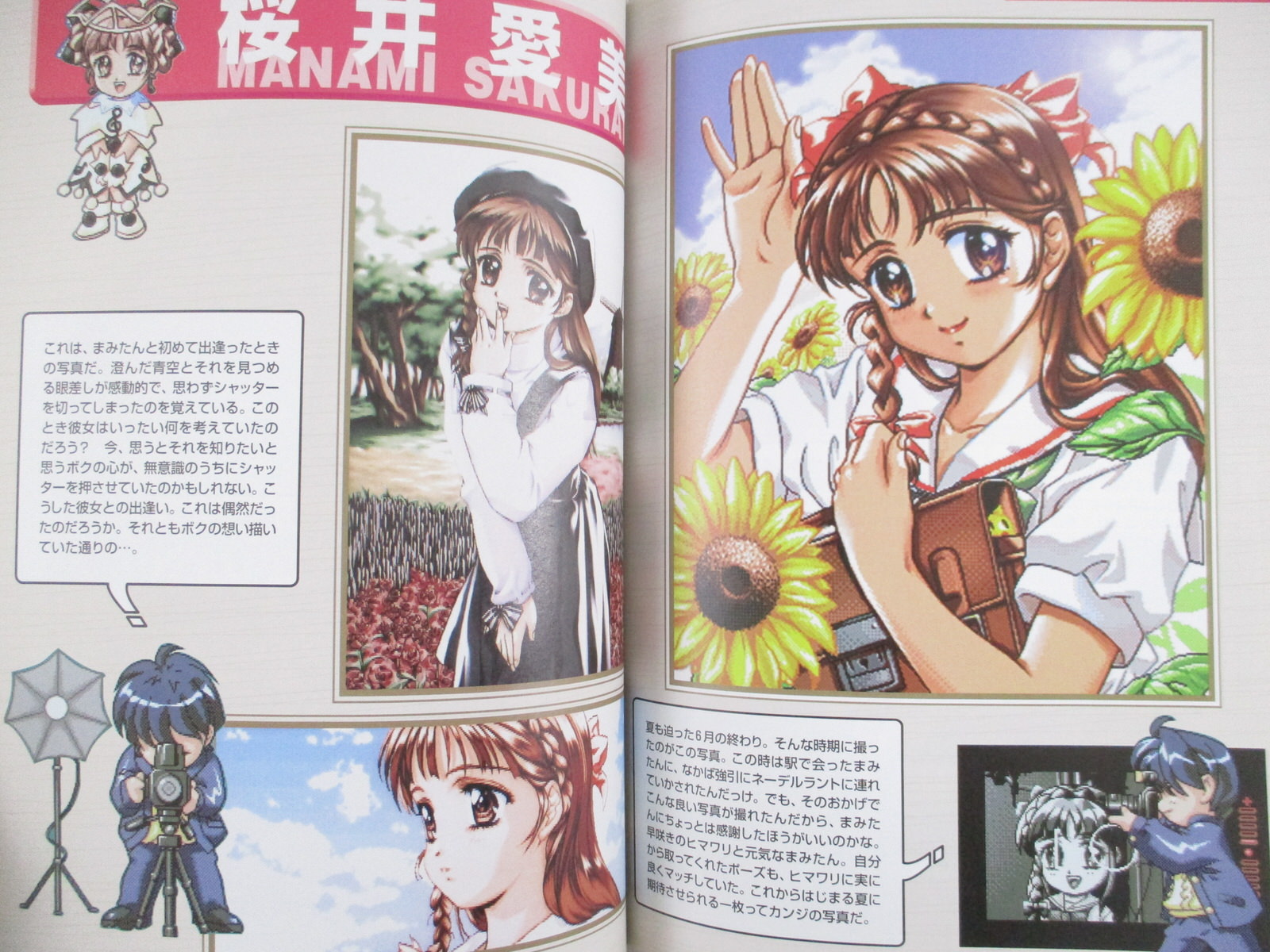PHOTO GENIC Memorial Album Art Fan Sega Saturn PS1 Book 1998 Japan