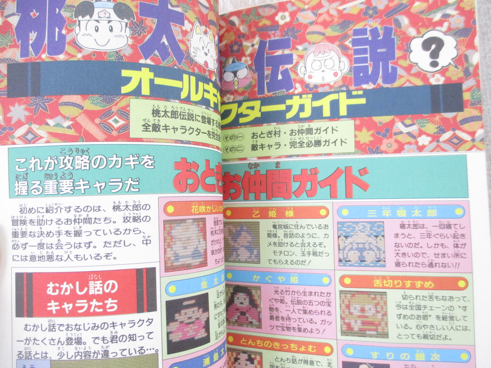 MOMOTARO DENSETSU Peach Boy Legend Guide w/Map Famicom Book 1987