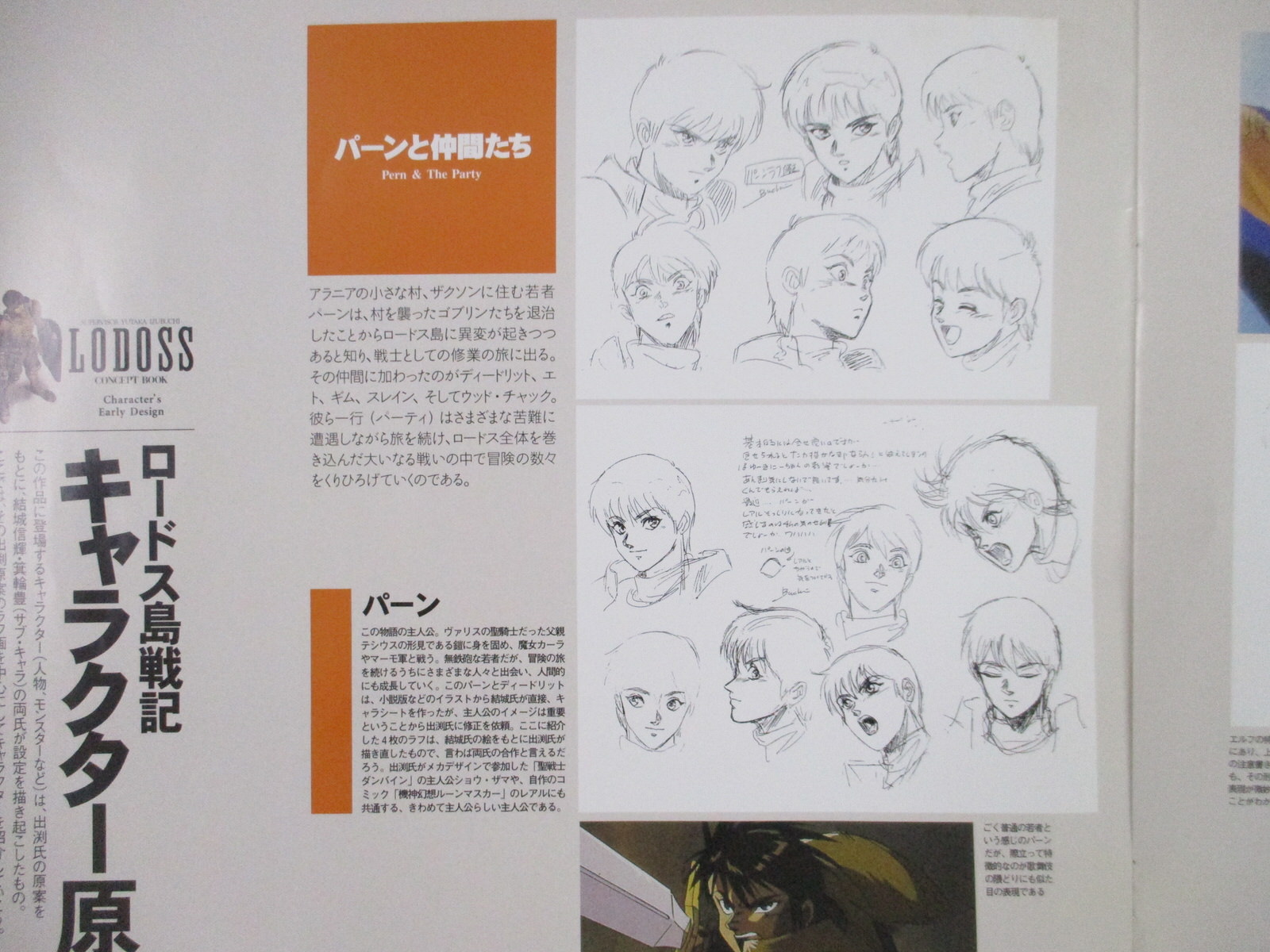 RECORD OF LODOSS Art Book Set Yutaka Izubuchi OVA Fan 2006 Japan