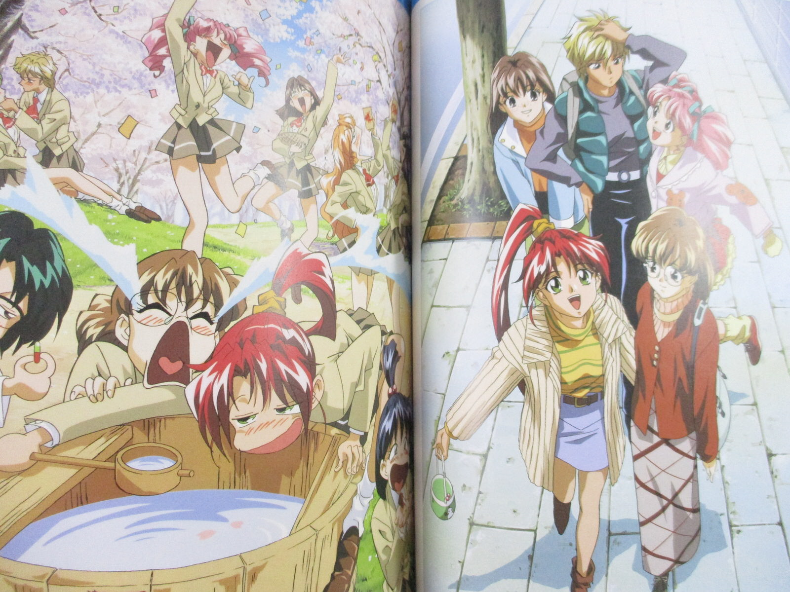 DOKI DOKI PRETTY LEAGUE Art Works w/Poster PS1 Fan Book 1997 Japan