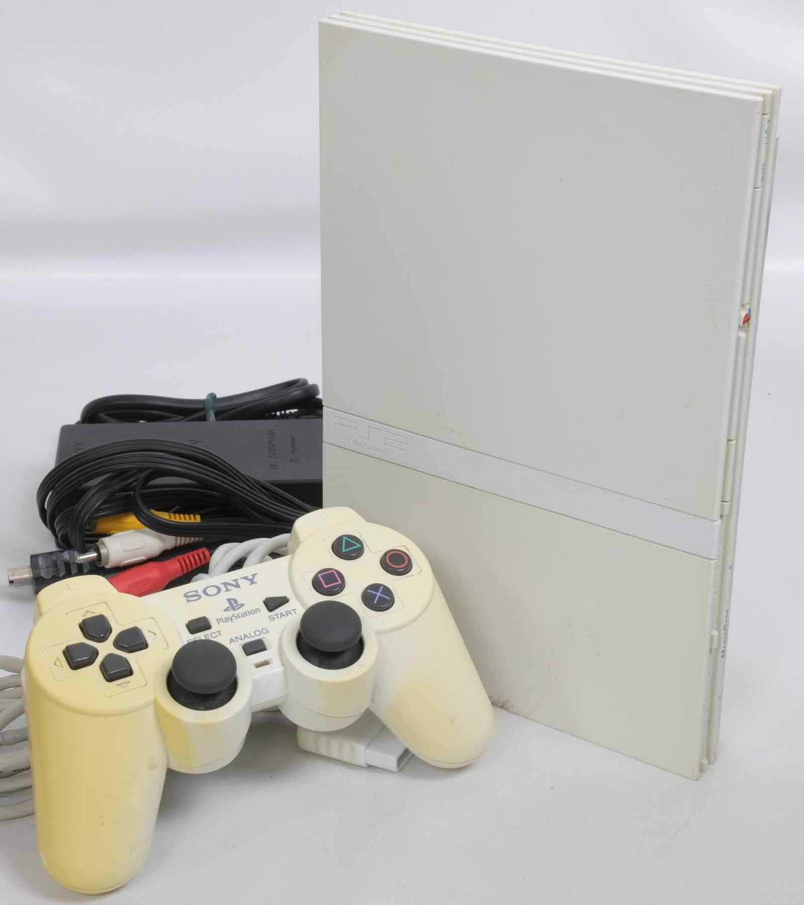 playstation 2 white slim