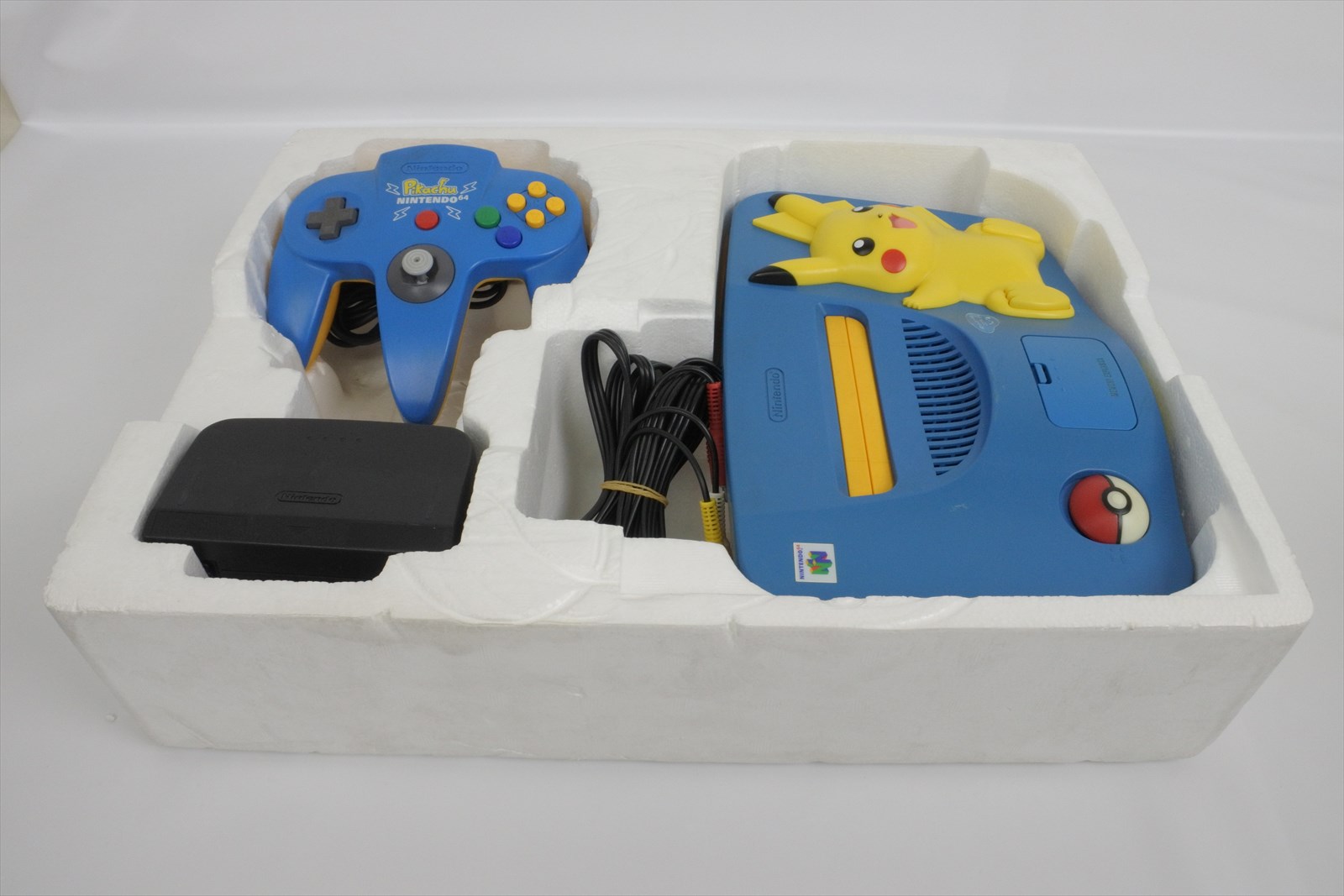 Nintendo 64 PIKACHU Console System Boxed NUJ15694090 Pokemon Blue Yellow JAPAN 4902370504866 eBay