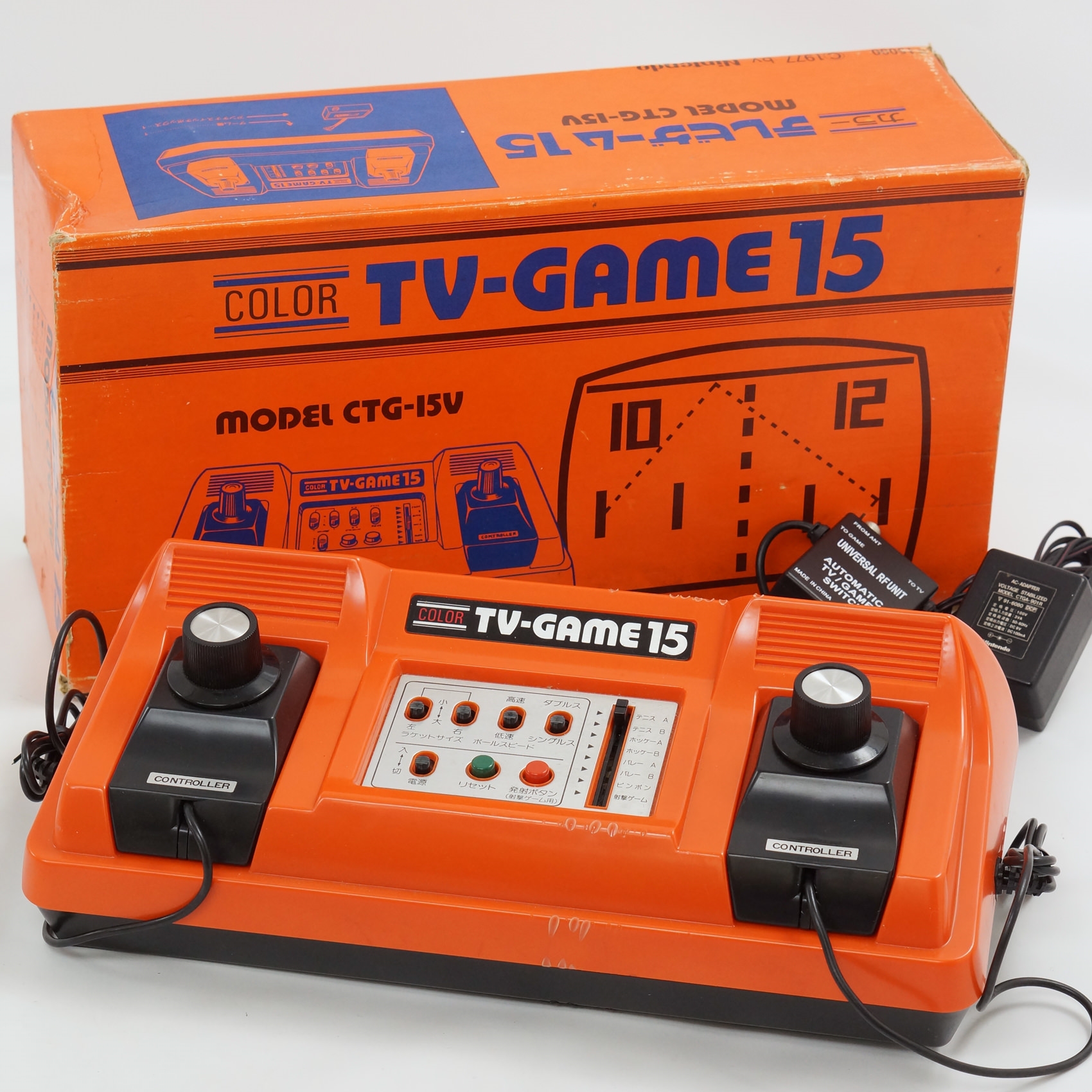 Nintendo Color TV GAME 15 Console Boxed CTG15V Tested System