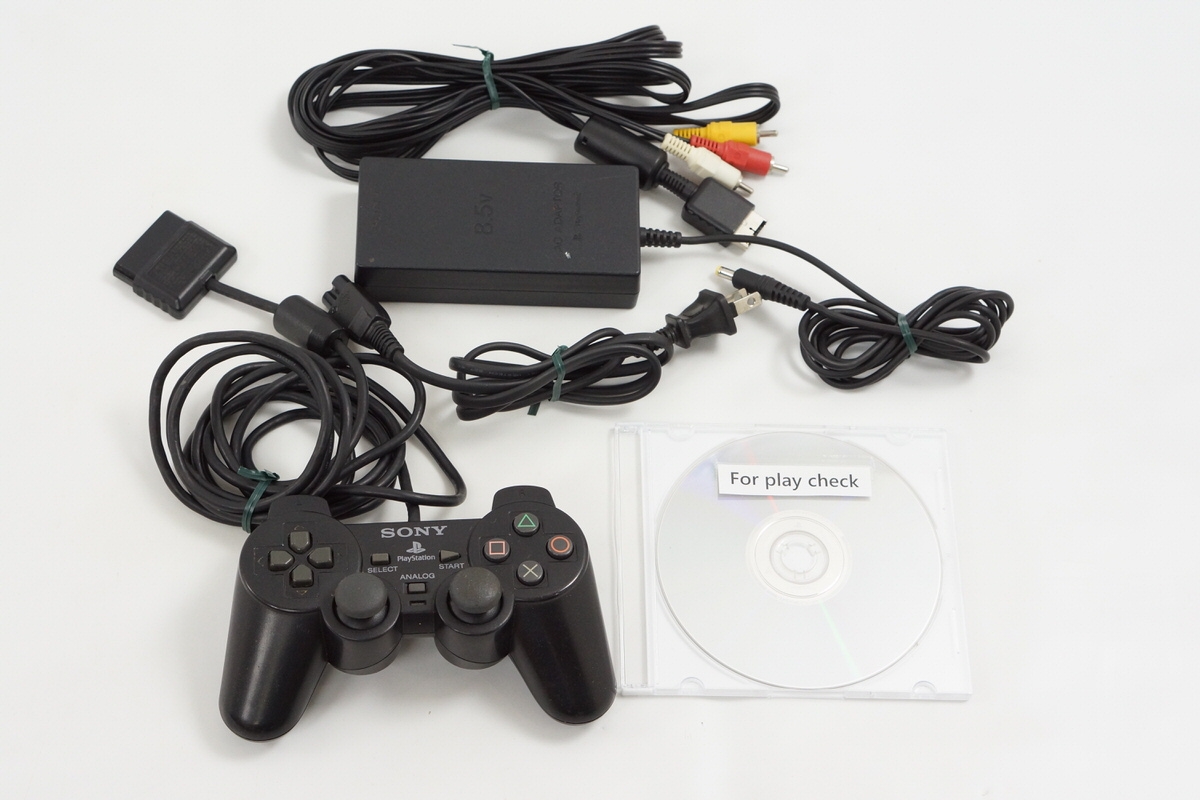 PS2 Slim Console System Black SCPH-77000 CB Playstation 2