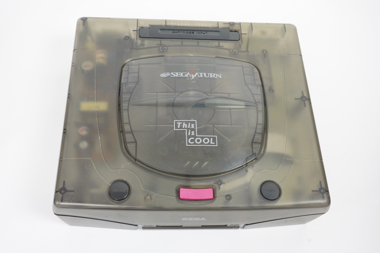Sega Saturn Skeleton Console HST-3220 -NTSC-J CD- Tested
