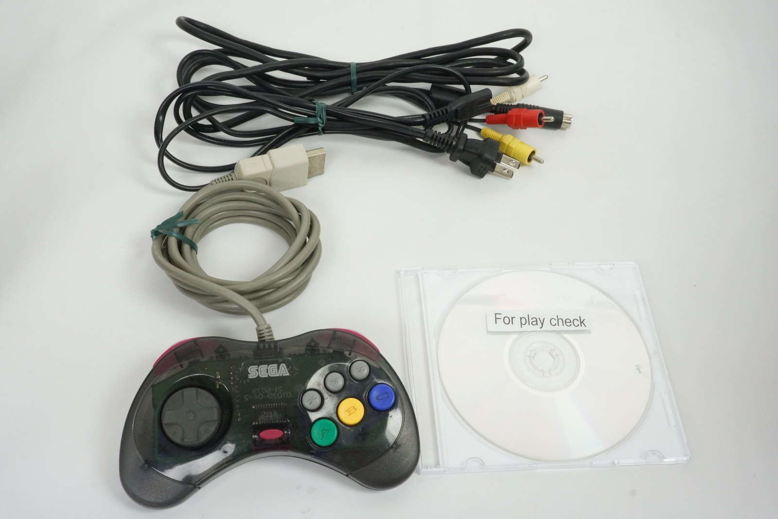 Sega Saturn Skeleton Console HST-3220 -NTSC-J CD- Tested